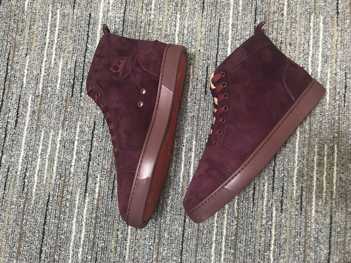 Popular C*ristian L*uboutin Suede Leather Sneaker 5208