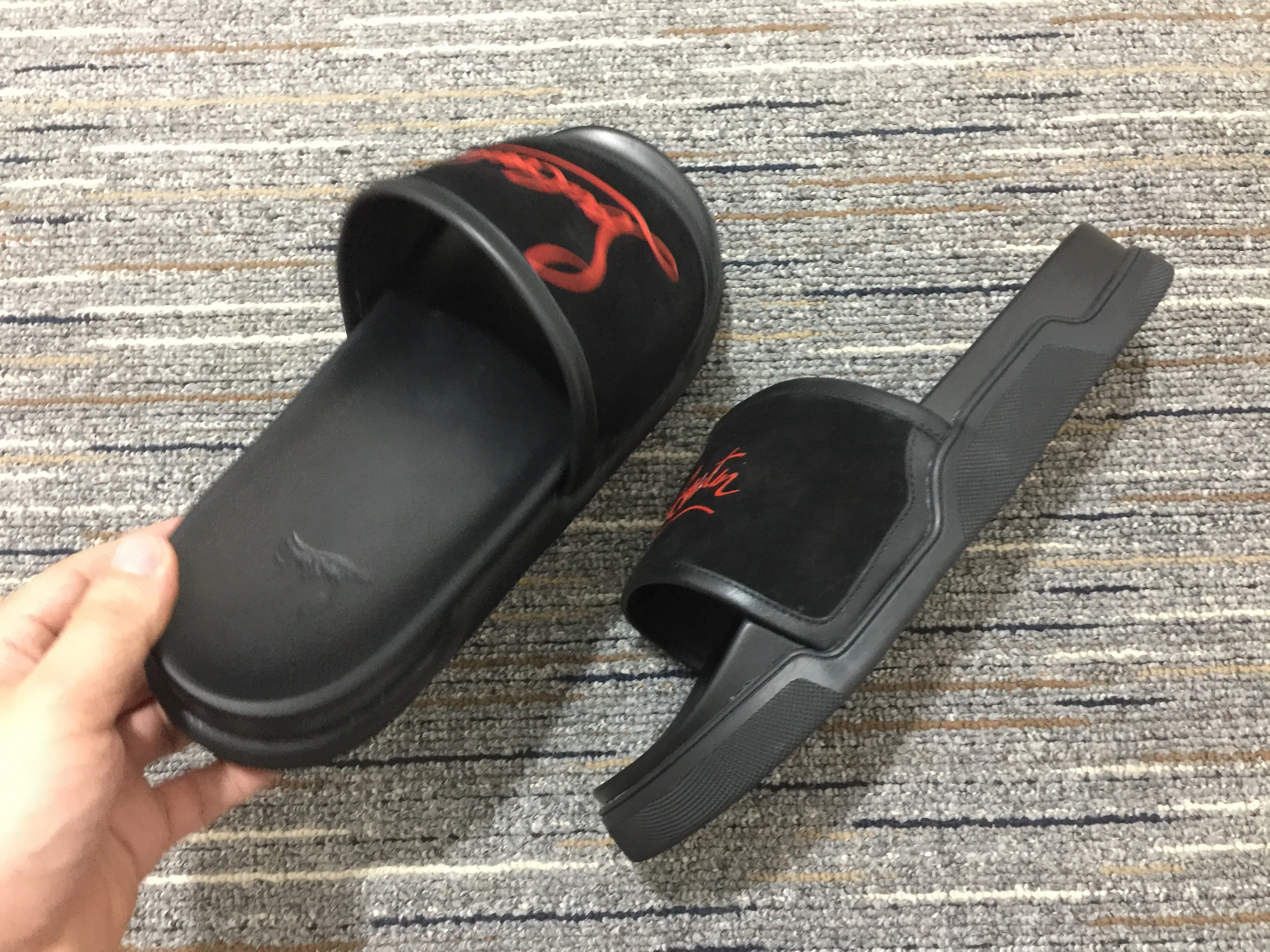 Upgraded C*ristian L*uboutin Top Sandals 5130