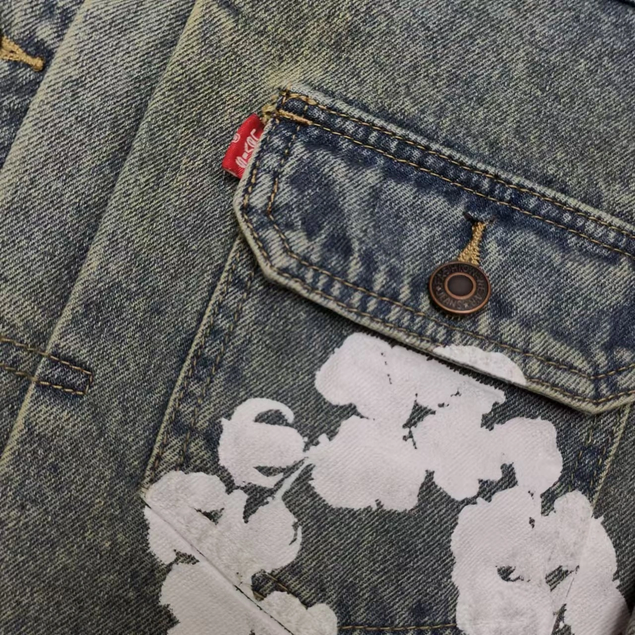 SmoothTexture Denim Tears Coat Top Quality WM 20250414- 11405