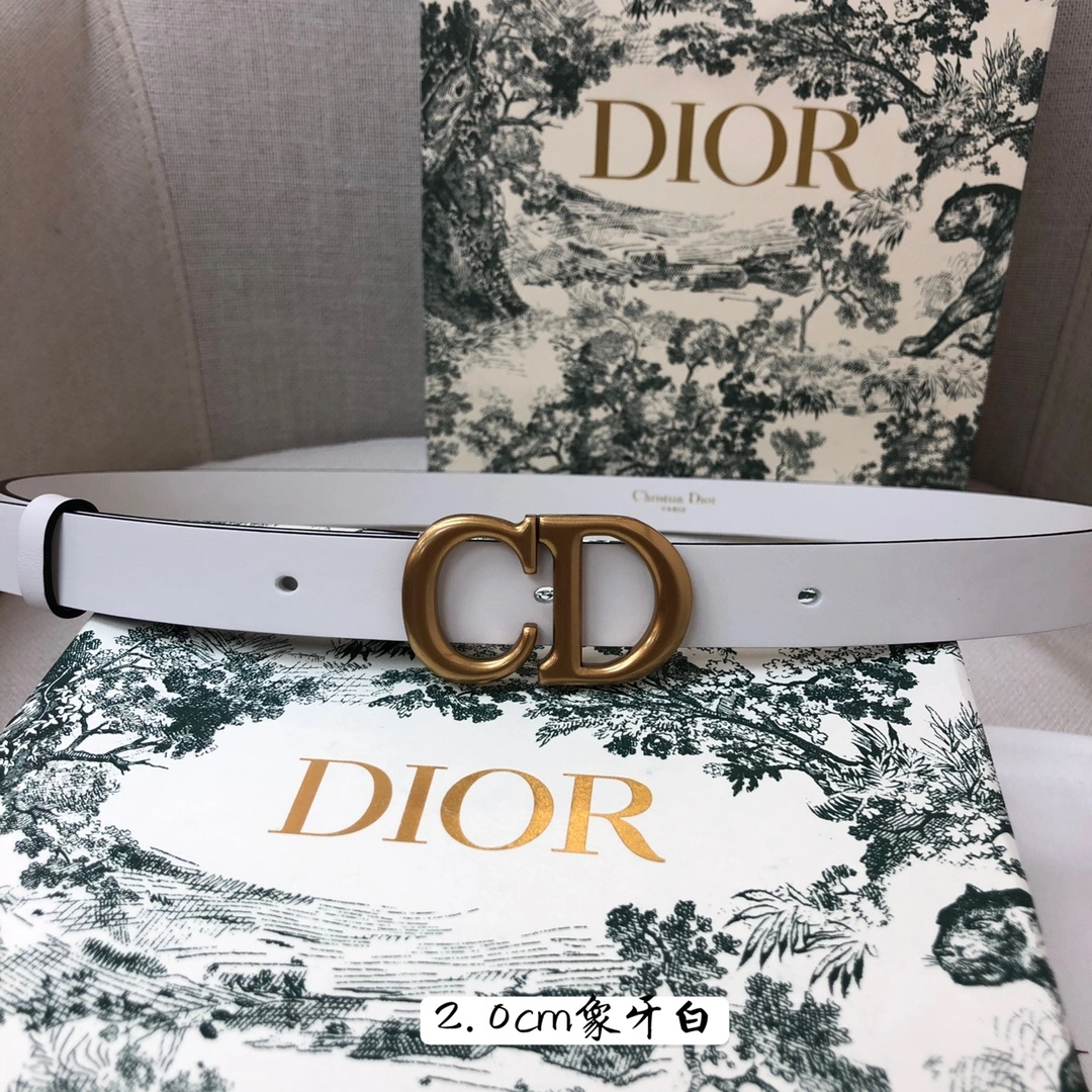 D*ior Belts Top Quality 20mm TravelReady 15732