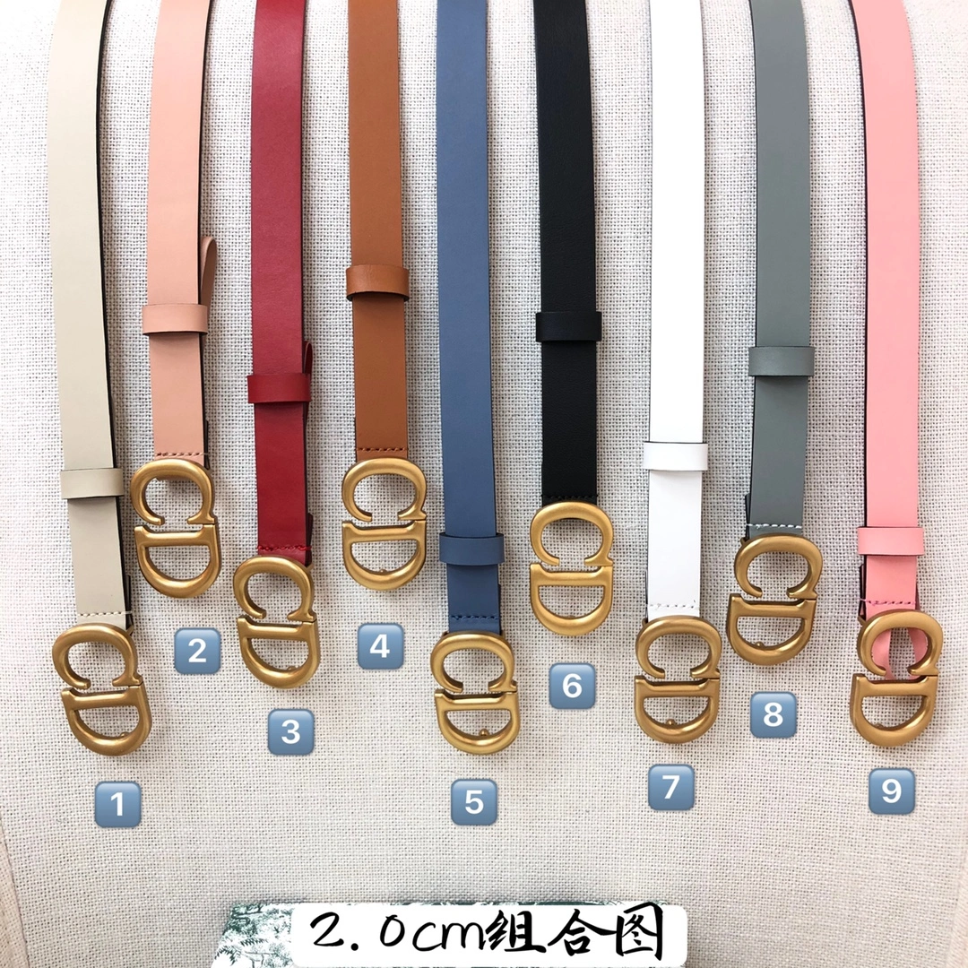 D*ior Belts Top Quality 20mm TravelReady 15732