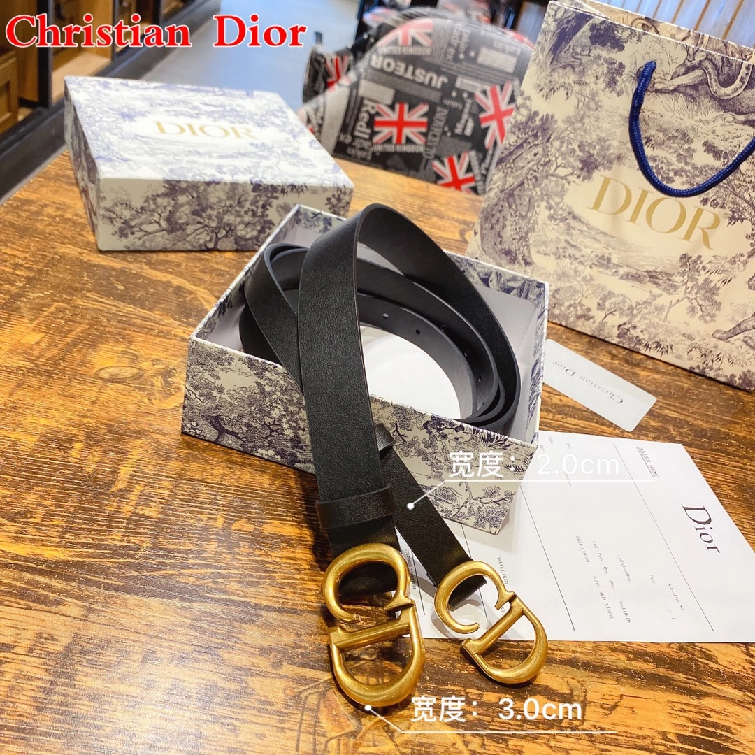 D*ior Belts Top Version Sophisticated 15739