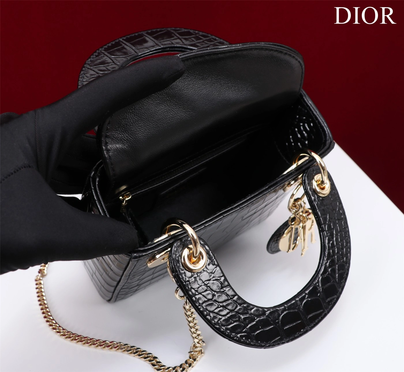 Fashionable D*ior Handbag Top Quality HT 20231016-49 17*15*7 cm 7707