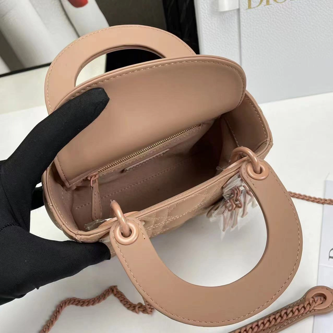 D*ior Handbag Top Quality HT 20231016-56 17*15*7 cm Supportive 7699