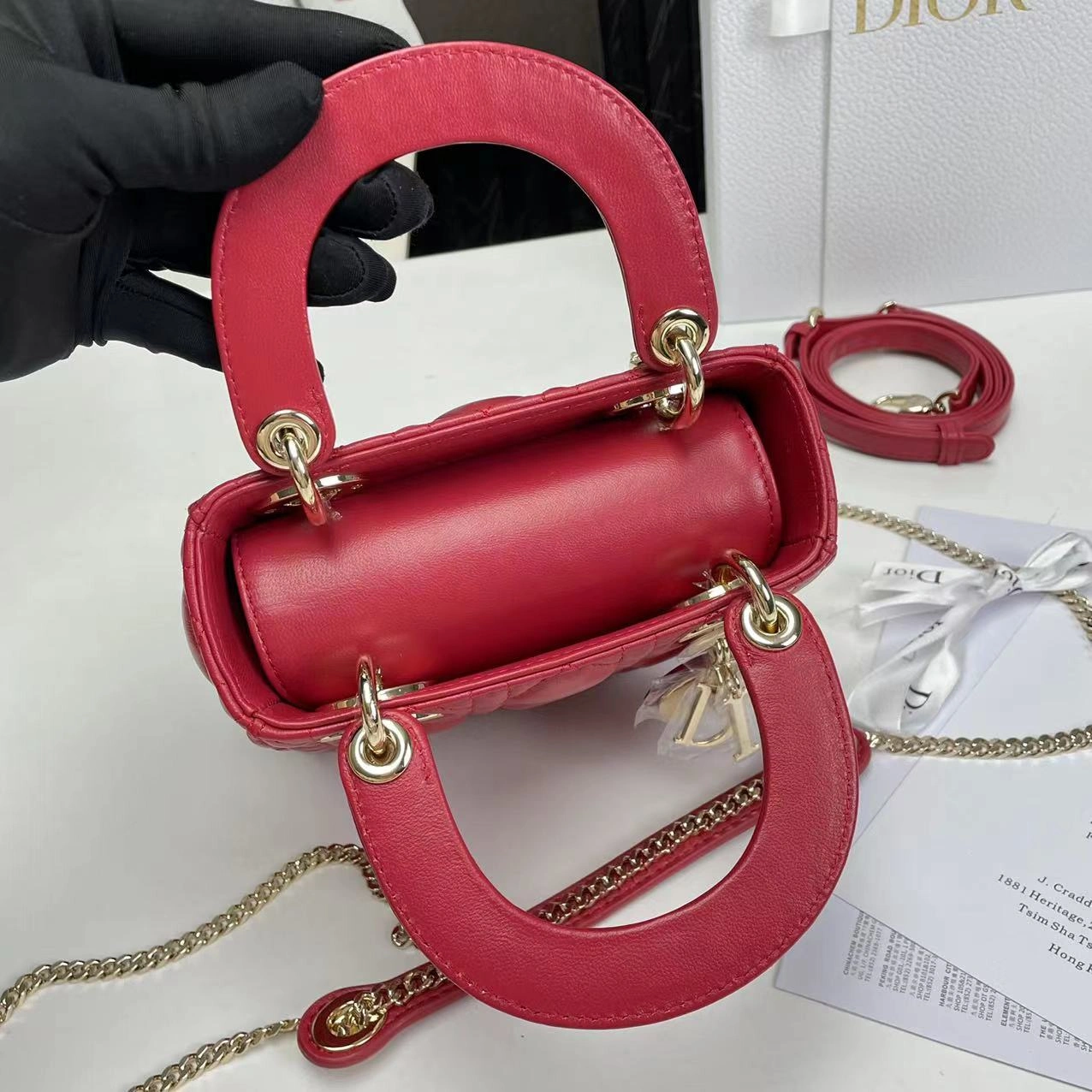 RelaxedFit D*ior Handbag Top Quality HT 20231016-65 17*15*7 cm 7690