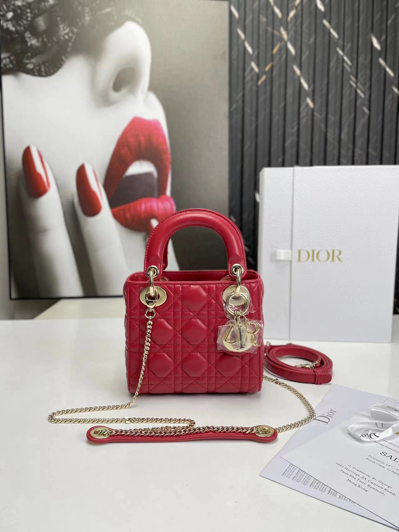 RelaxedFit D*ior Handbag Top Quality HT 20231016-65 17*15*7 cm 7690