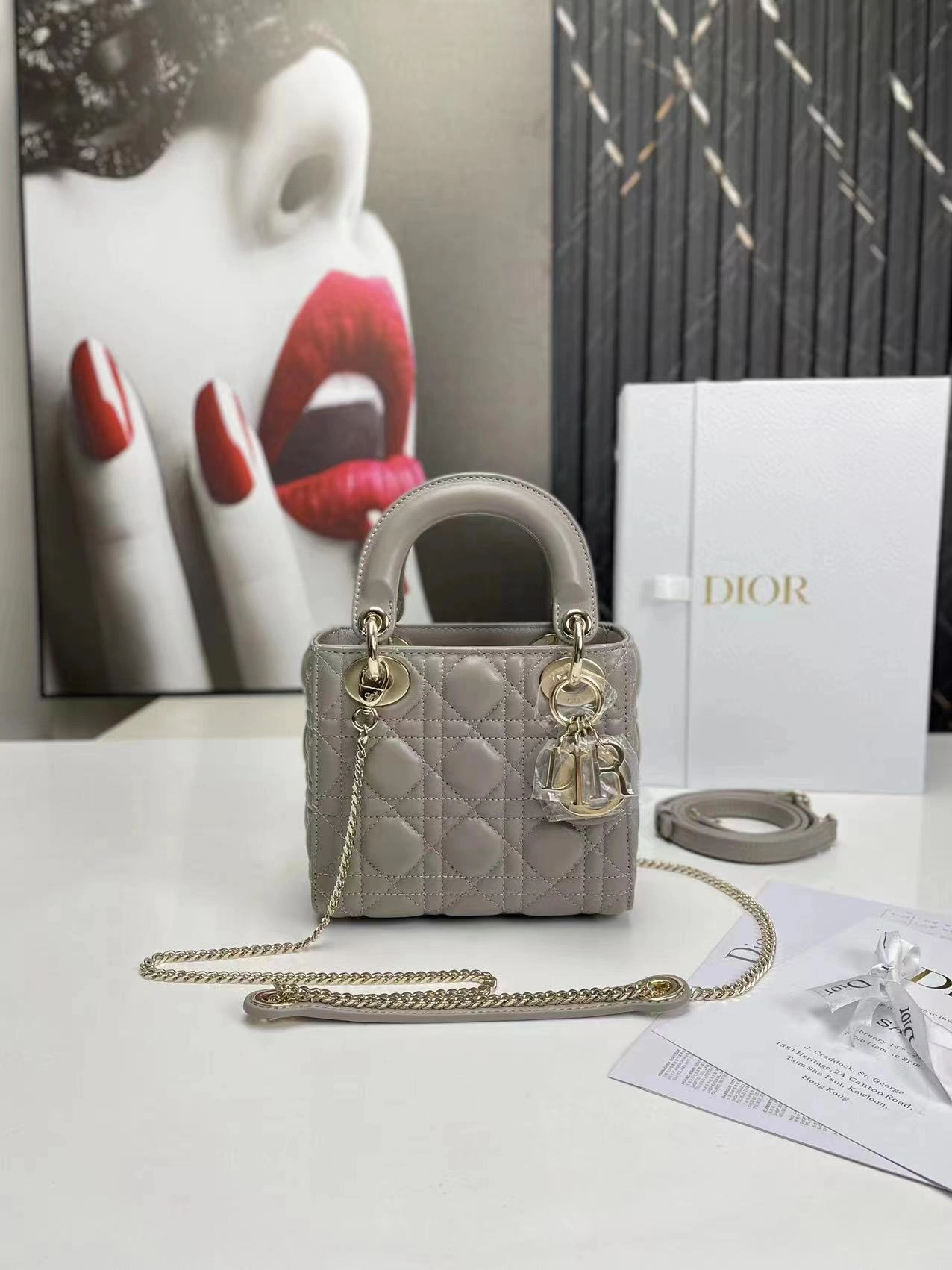 D*ior Handbag Top Quality HT 20231016-68 17*15*7 cm WeatherProof 7687