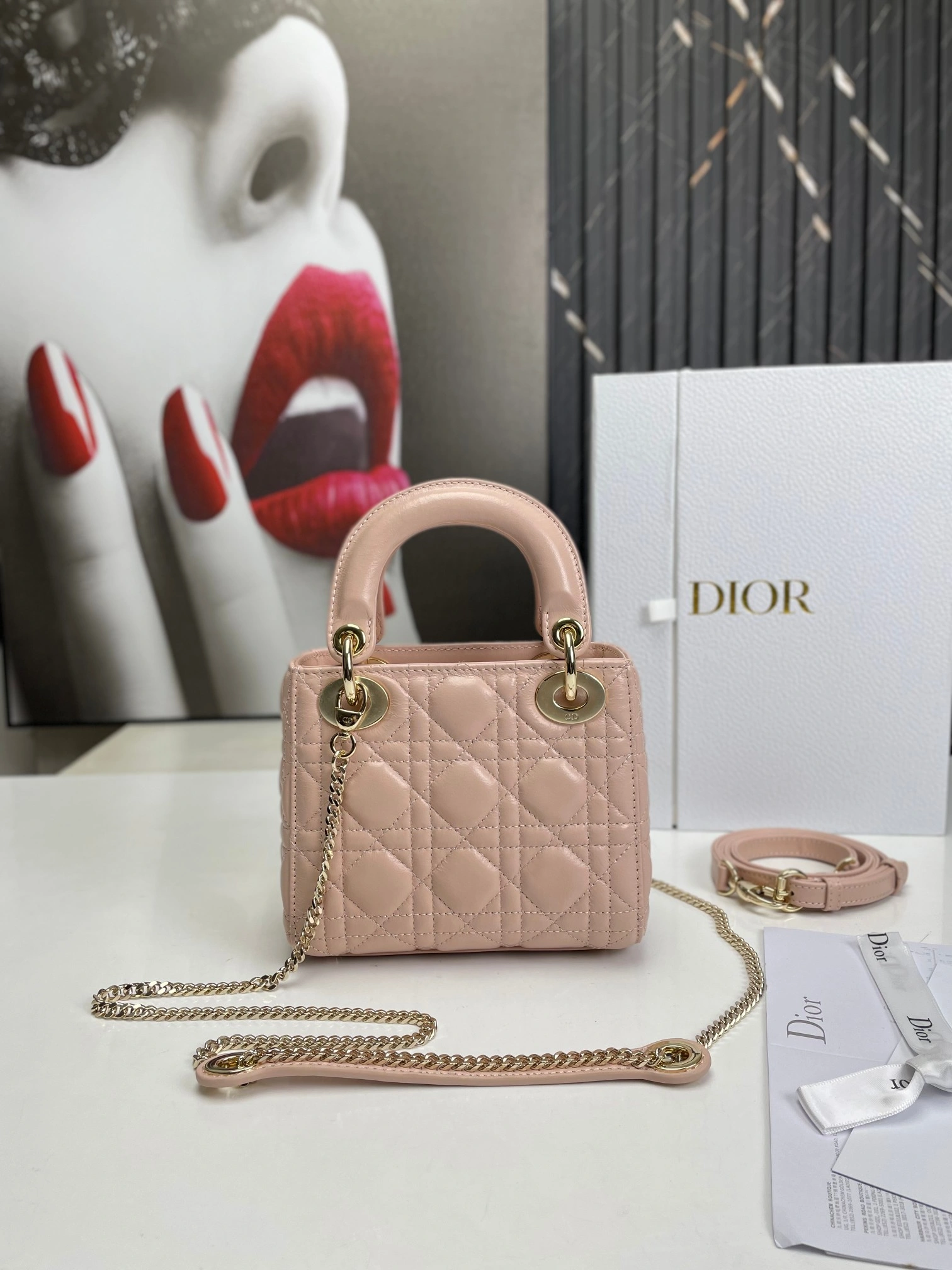 D*ior Handbag Top Quality HT 20231016-71 17*15*7 cm Efficient 7683