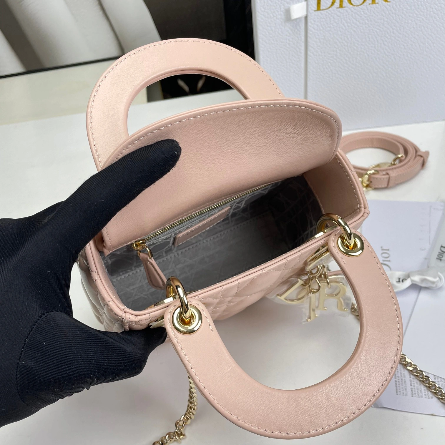 D*ior Handbag Top Quality HT 20231016-71 17*15*7 cm Efficient 7683