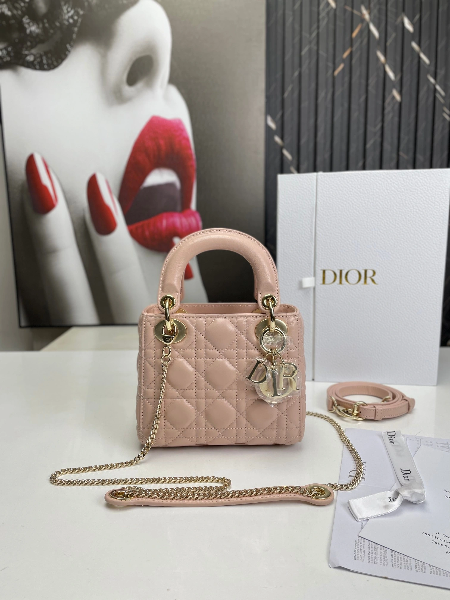 D*ior Handbag Top Quality HT 20231016-71 17*15*7 cm Efficient 7683