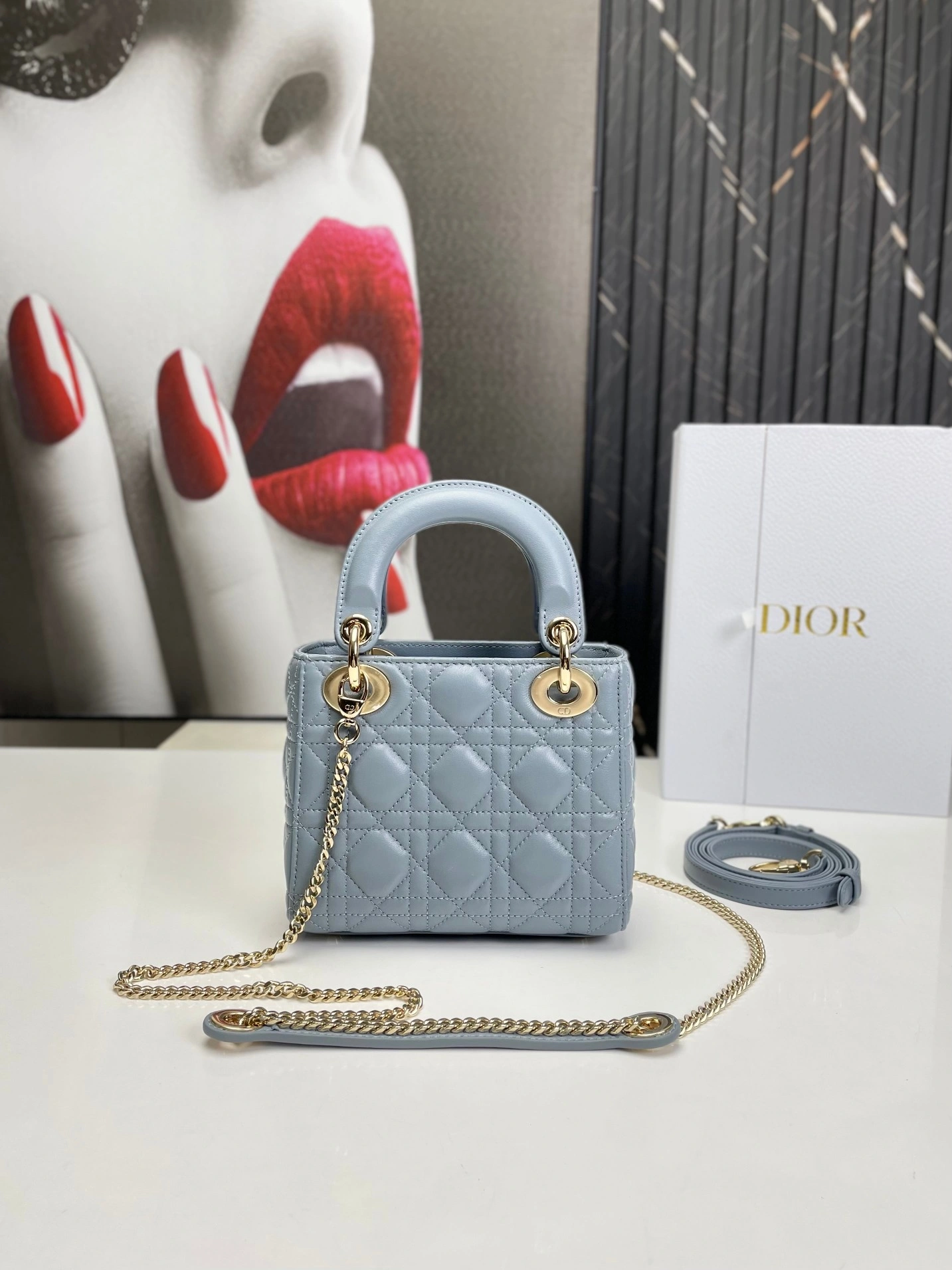 HighQuality D*ior Handbag Top Quality HT 20231016-74 17*15*7 cm 7682