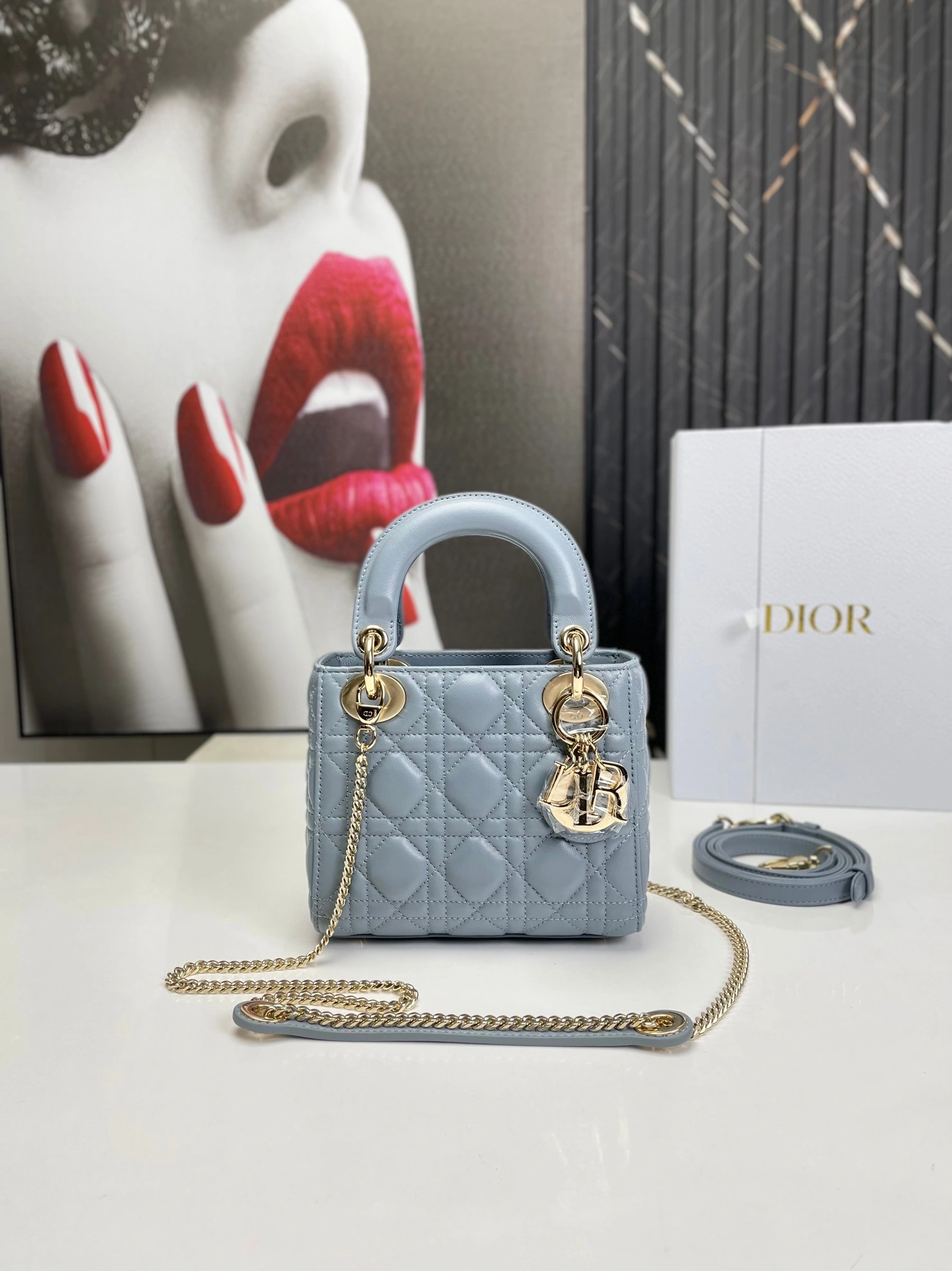 HighQuality D*ior Handbag Top Quality HT 20231016-74 17*15*7 cm 7682