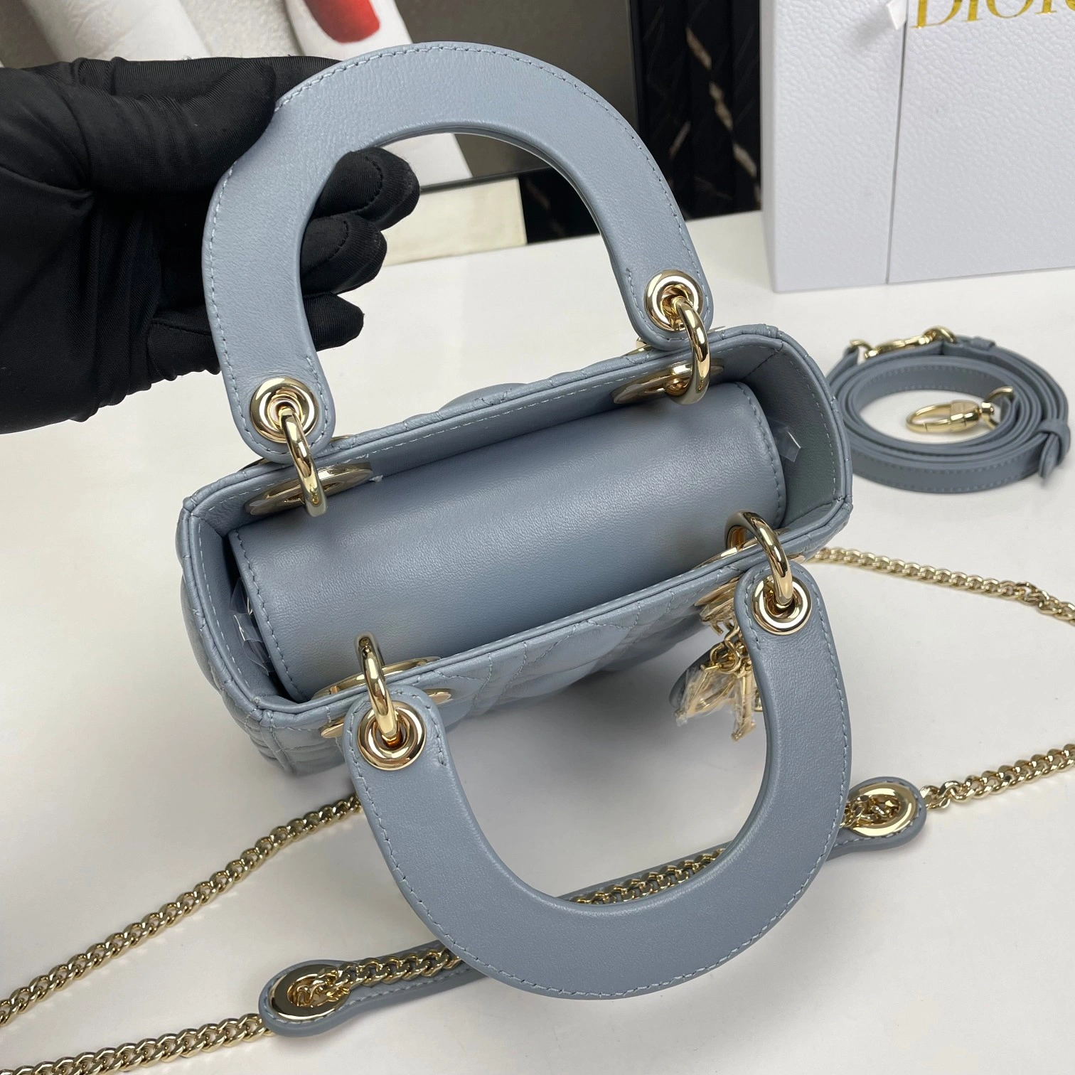 HighQuality D*ior Handbag Top Quality HT 20231016-74 17*15*7 cm 7682