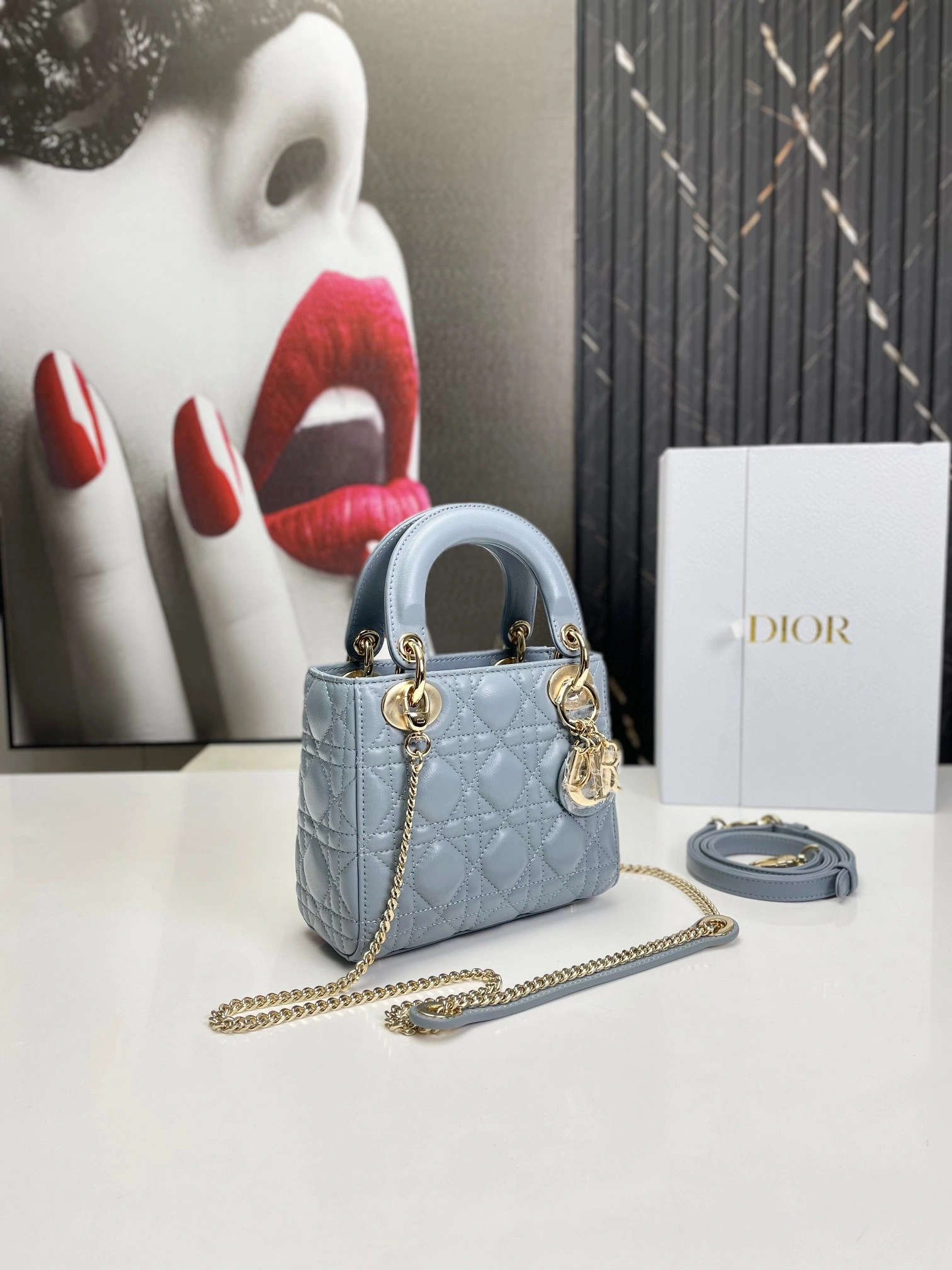 HighQuality D*ior Handbag Top Quality HT 20231016-74 17*15*7 cm 7682