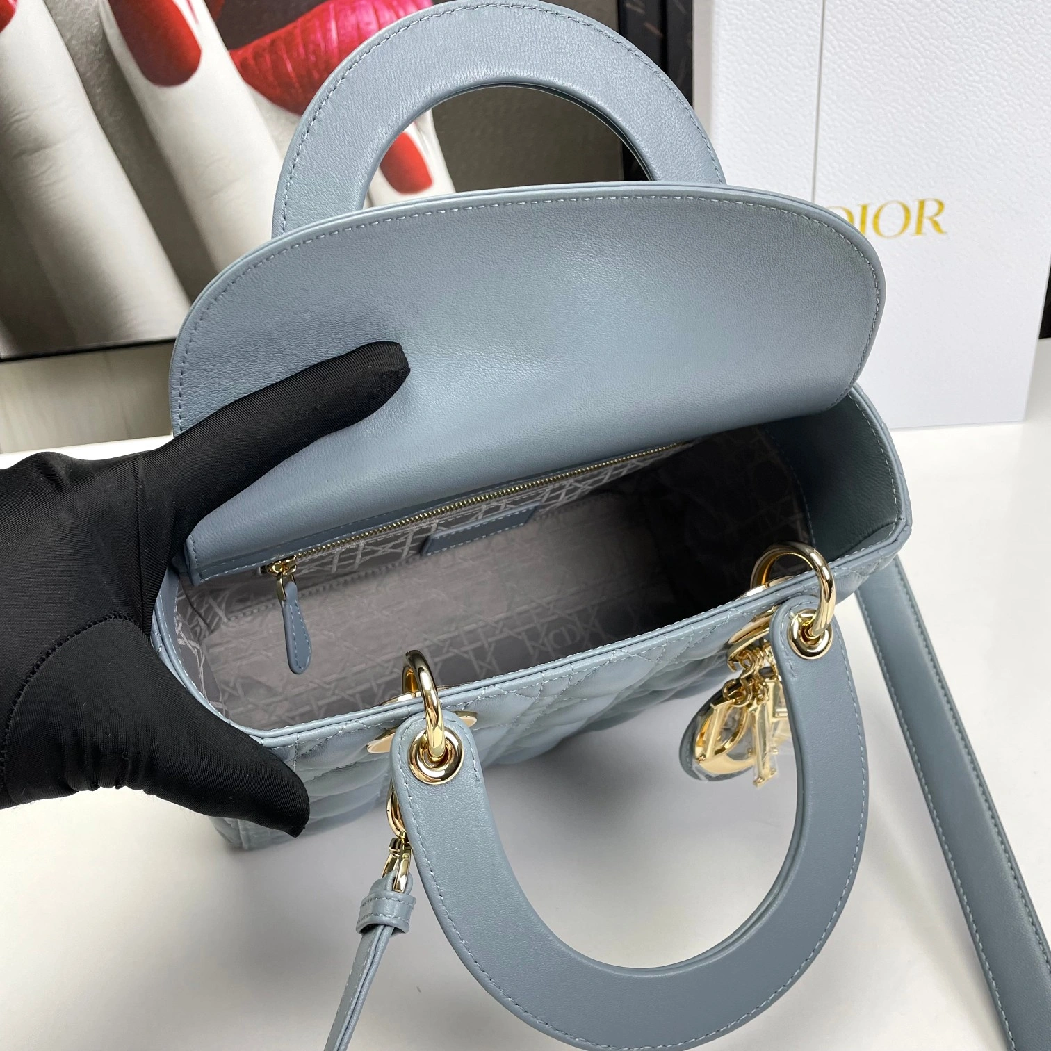 D*ior Handbag Top Quality HT 20231016-76 17*15*7 cm Contemporary 7680