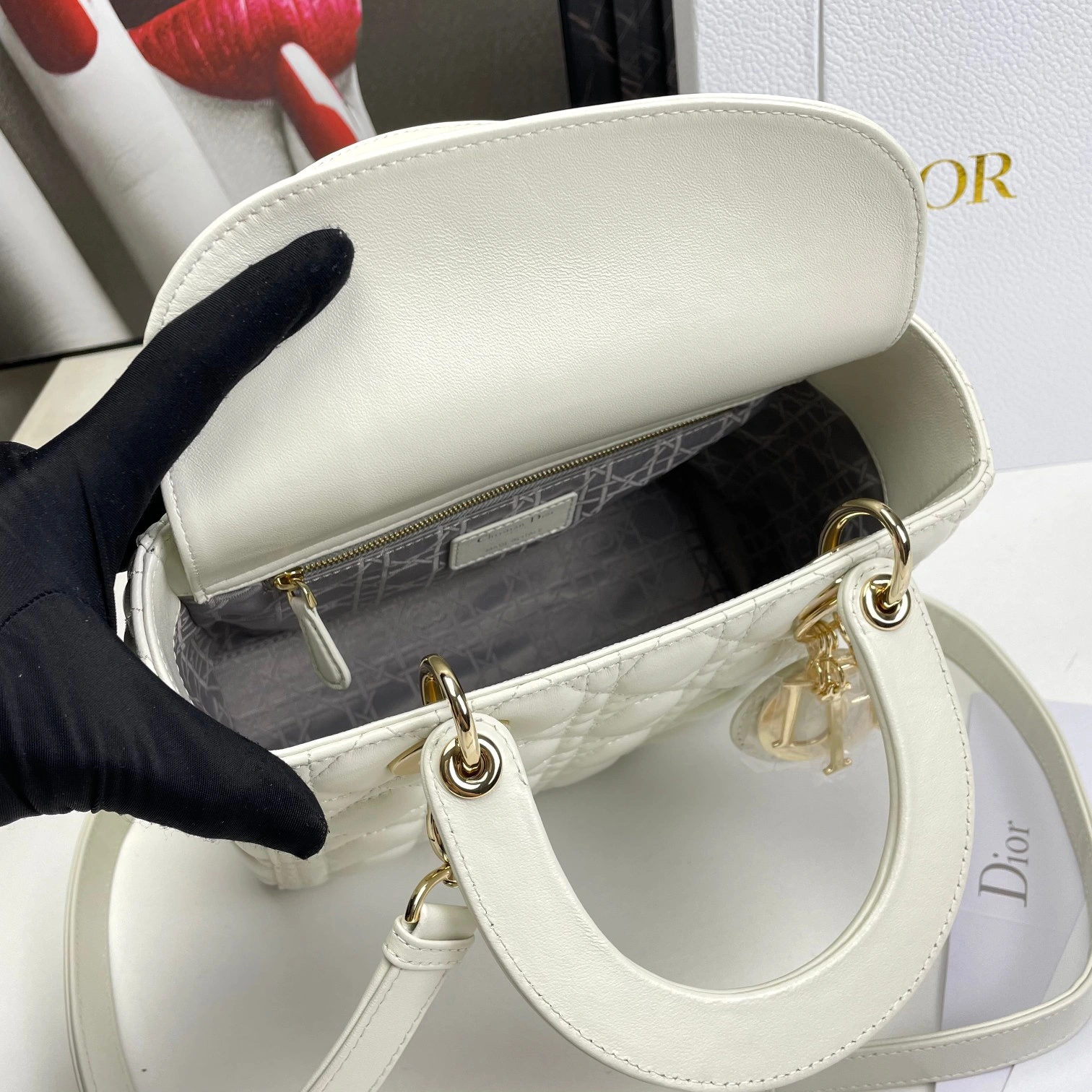 D*ior Handbag Top Quality HT 20231016-79 17*15*7 cm RelaxedFit 7677