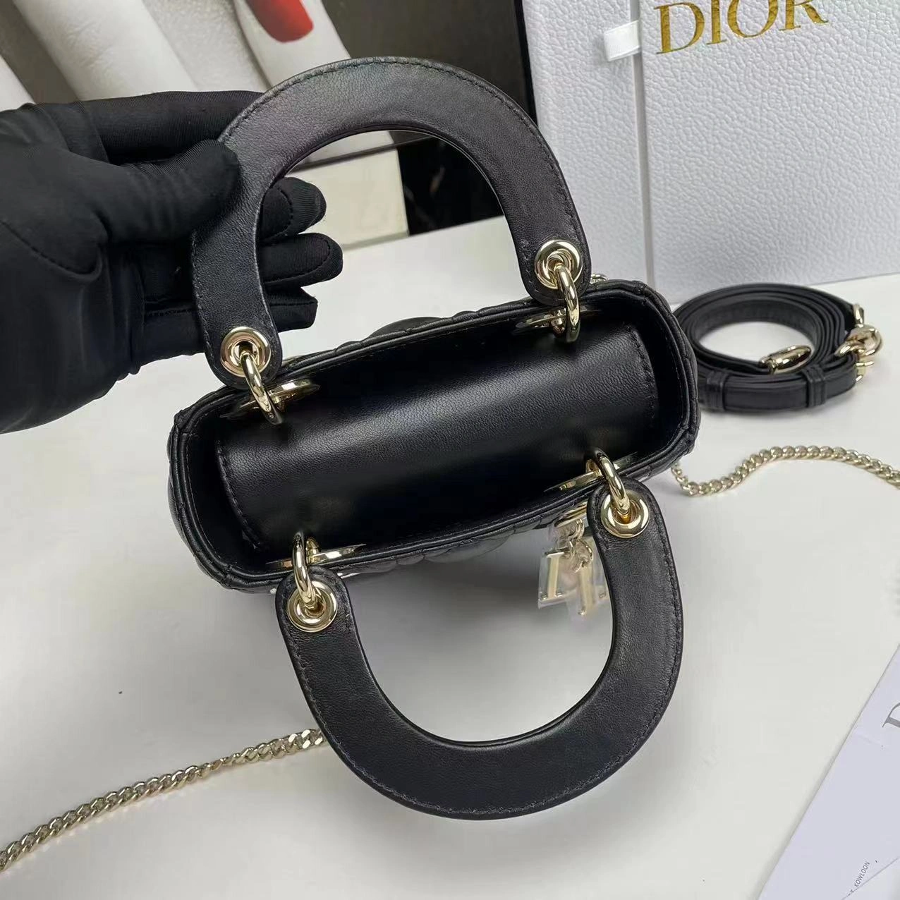 D*ior Handbag Top Quality HT 20231016-80 17*15*7 cm StreetReady 7676