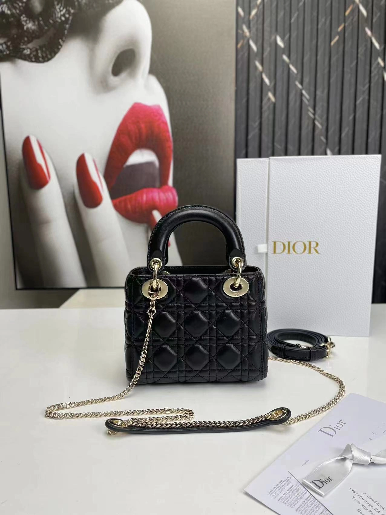 D*ior Handbag Top Quality HT 20231016-80 17*15*7 cm StreetReady 7676