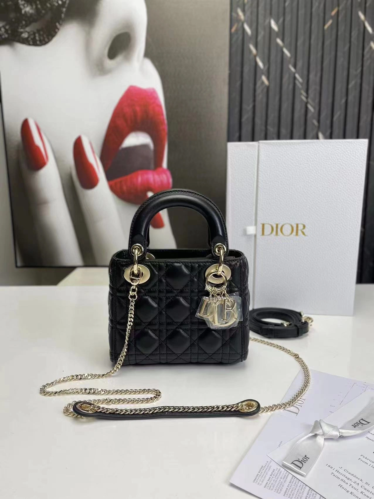 D*ior Handbag Top Quality HT 20231016-80 17*15*7 cm StreetReady 7676