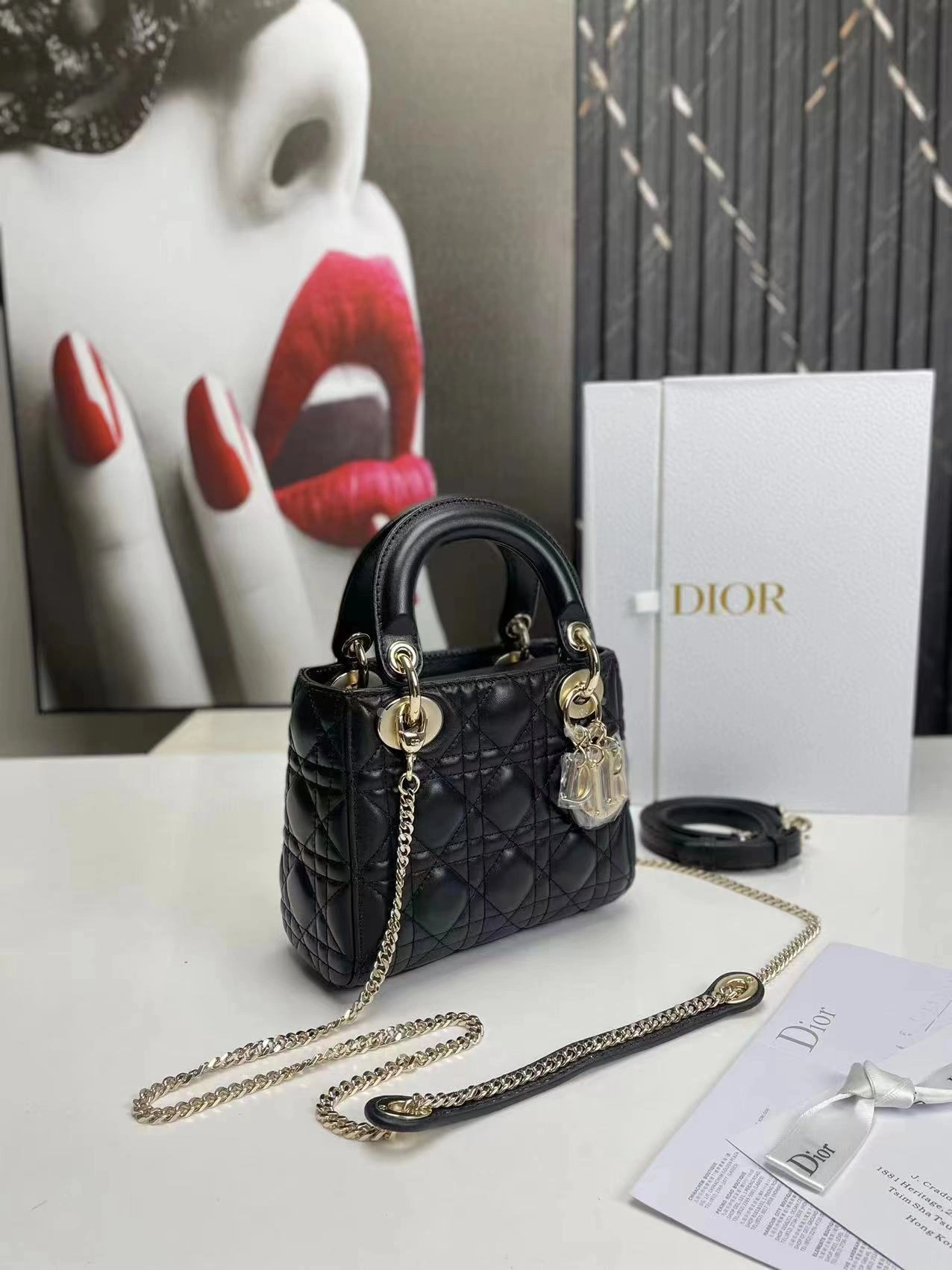D*ior Handbag Top Quality HT 20231016-80 17*15*7 cm StreetReady 7676