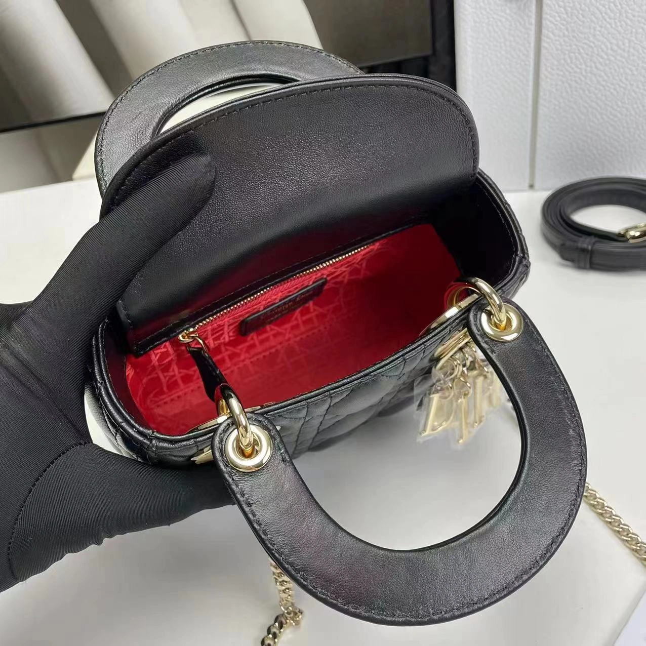 D*ior Handbag Top Quality HT 20231016-80 17*15*7 cm StreetReady 7676