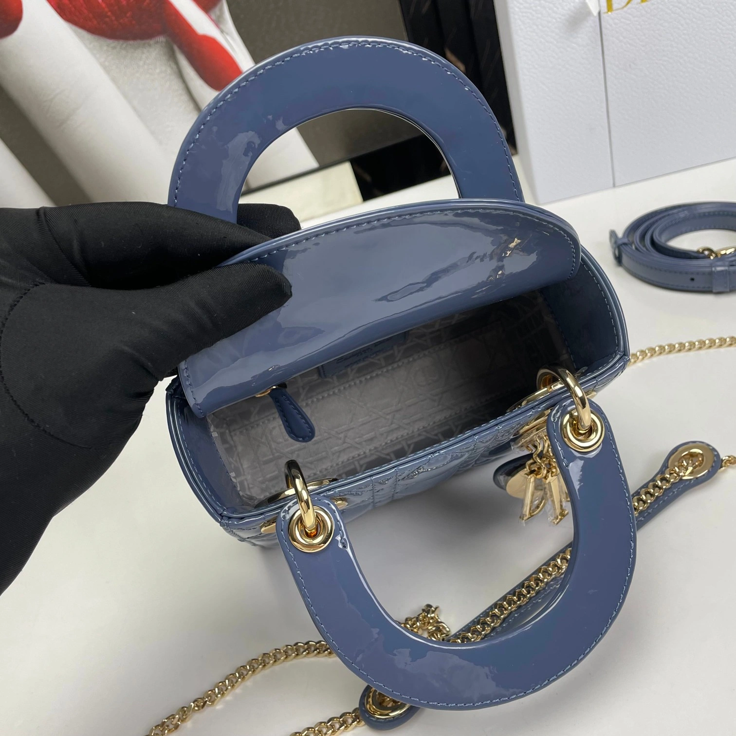 D*ior Handbag Top Quality HT 20231017-1 17*15*7 CM Compact 7673