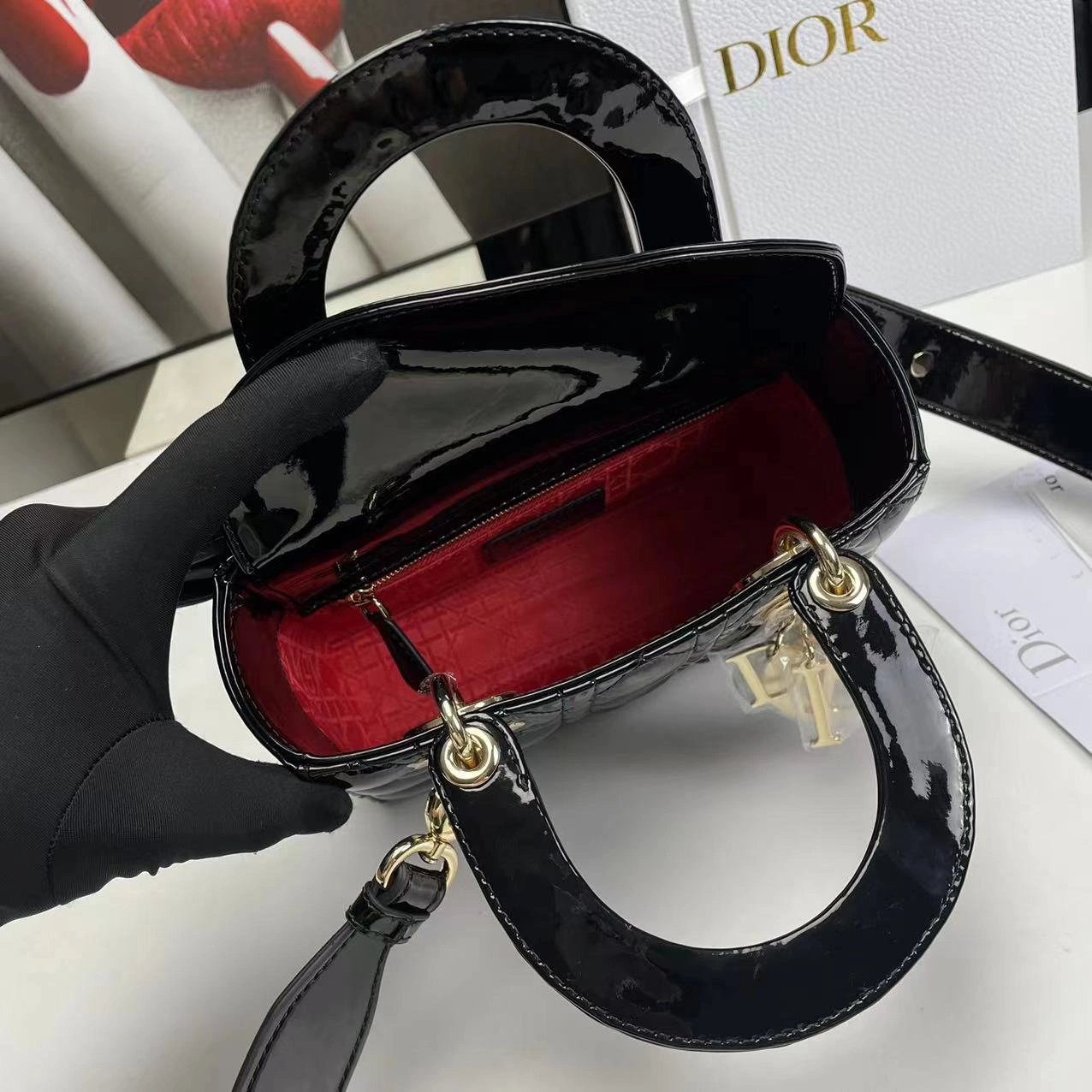 D*ior Handbag Top Quality HT 20231017-13 20x17x9 cm OdorResistant 7663