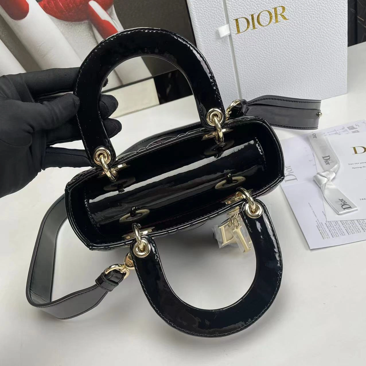 D*ior Handbag Top Quality HT 20231017-13 20x17x9 cm OdorResistant 7663