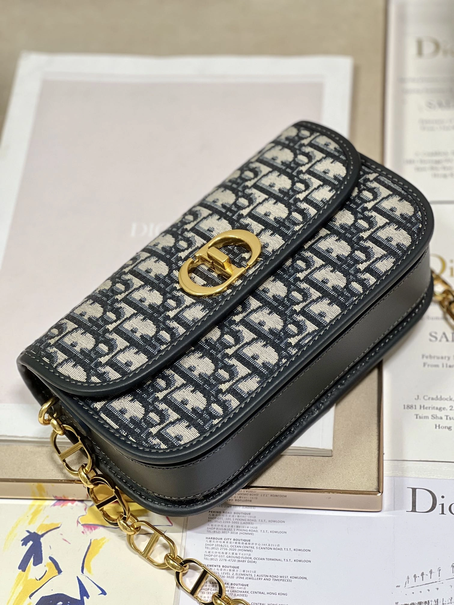 D*ior Handbag Top Quality HT 20231017-23 22.5×12.5×6.5cm Affordable 7653