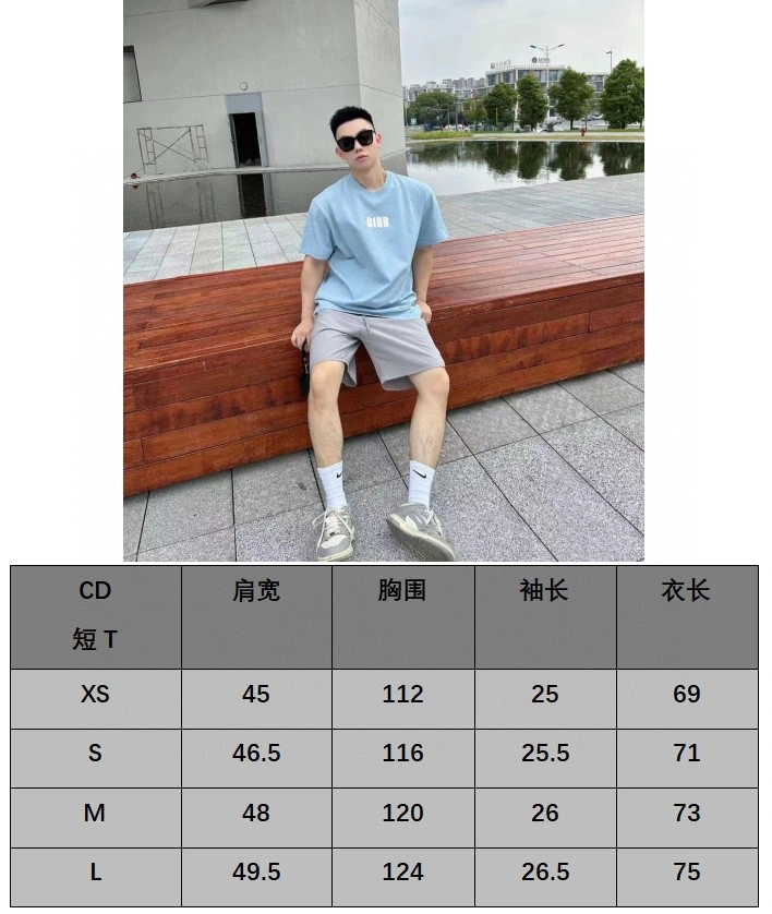 D*ior T-shirt Top Quality D17 20240404- Breathable 13293