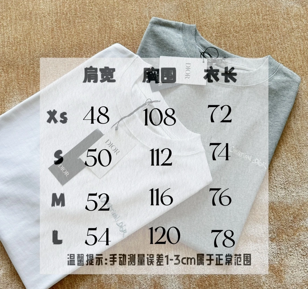 D*ior T-shirt Top Quality D17 20240821- Original 13106