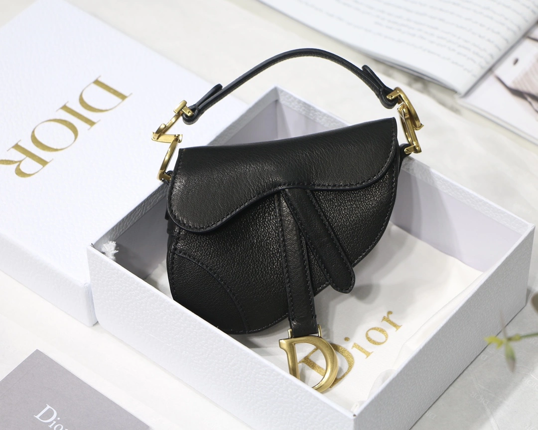 Classic D*ior Top Bag 12cm*7.5*5cm 7753