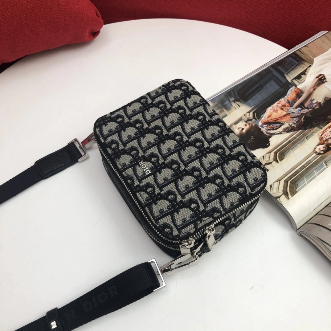 D*ior Top Bag 17*13*6.5cm Snug 7771