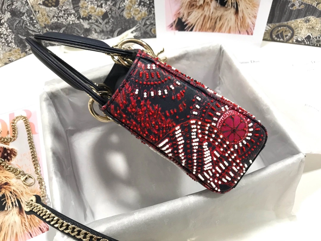 D*ior Top Bag 17*15*7cm TimelessDesign 7786