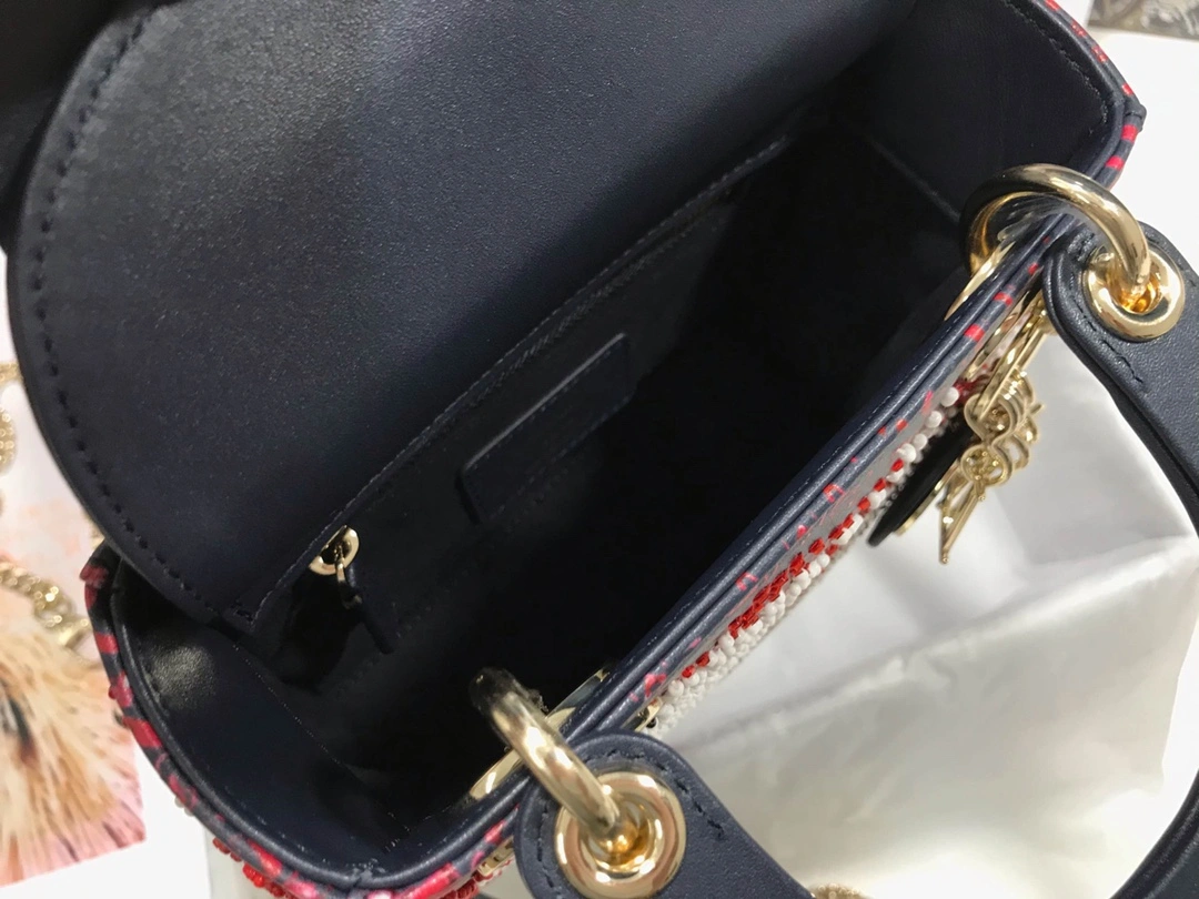 D*ior Top Bag 17*15*7cm TimelessDesign 7786