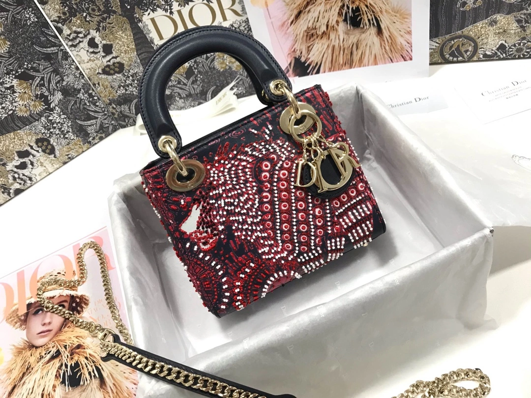 D*ior Top Bag 17*15*7cm TimelessDesign 7786
