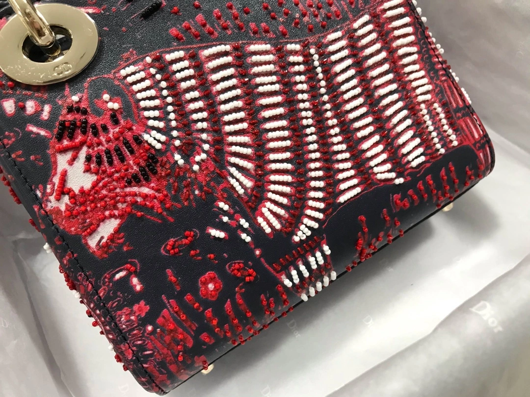 D*ior Top Bag 17*15*7cm TimelessDesign 7786