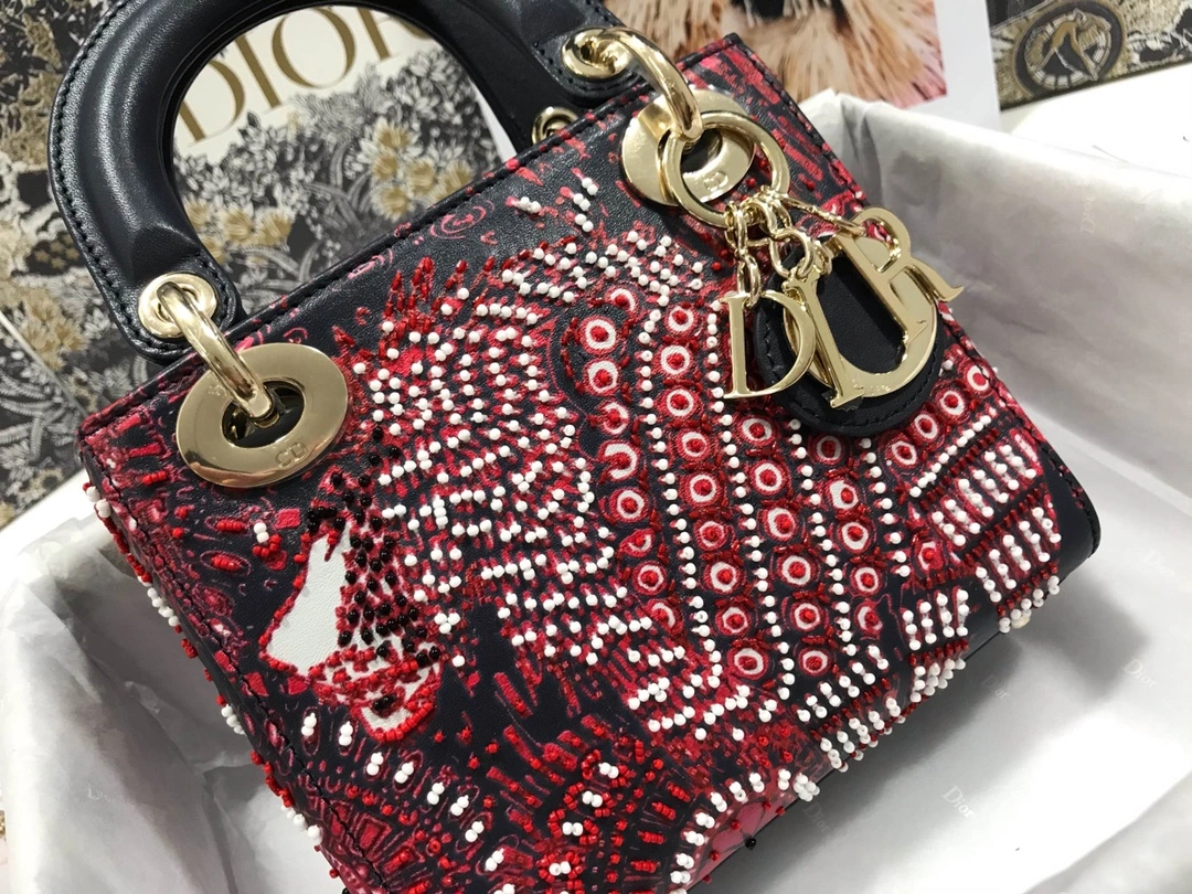 D*ior Top Bag 17*15*7cm TimelessDesign 7786