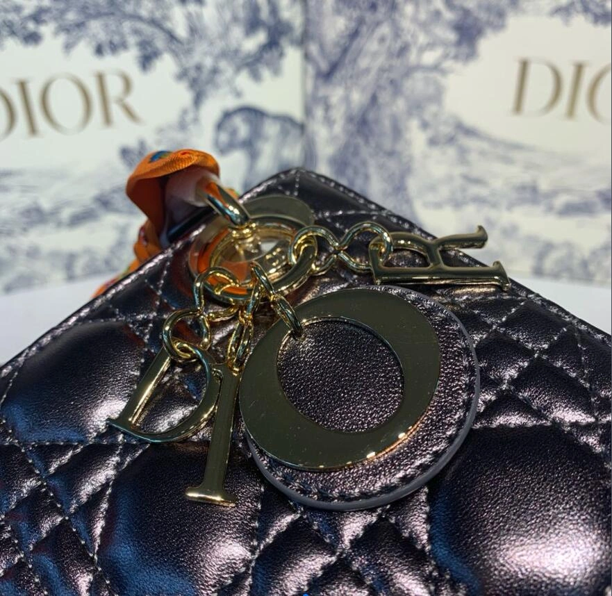 D*ior Top Bag 17*8*14cm Trendsetting 7761