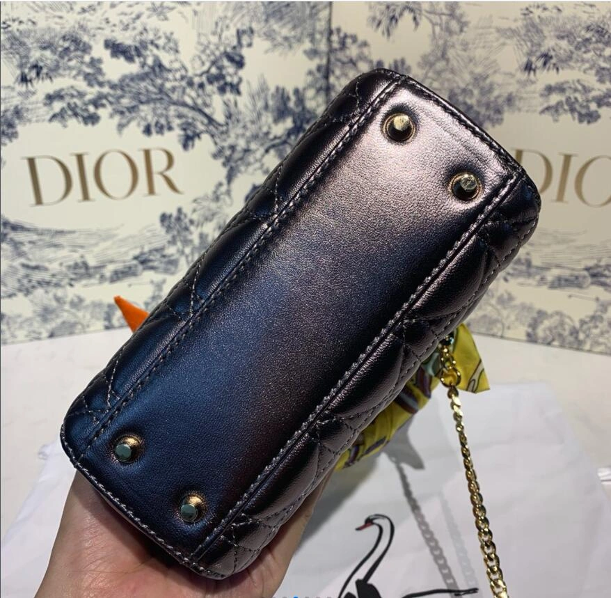 D*ior Top Bag 17*8*14cm Trendsetting 7761