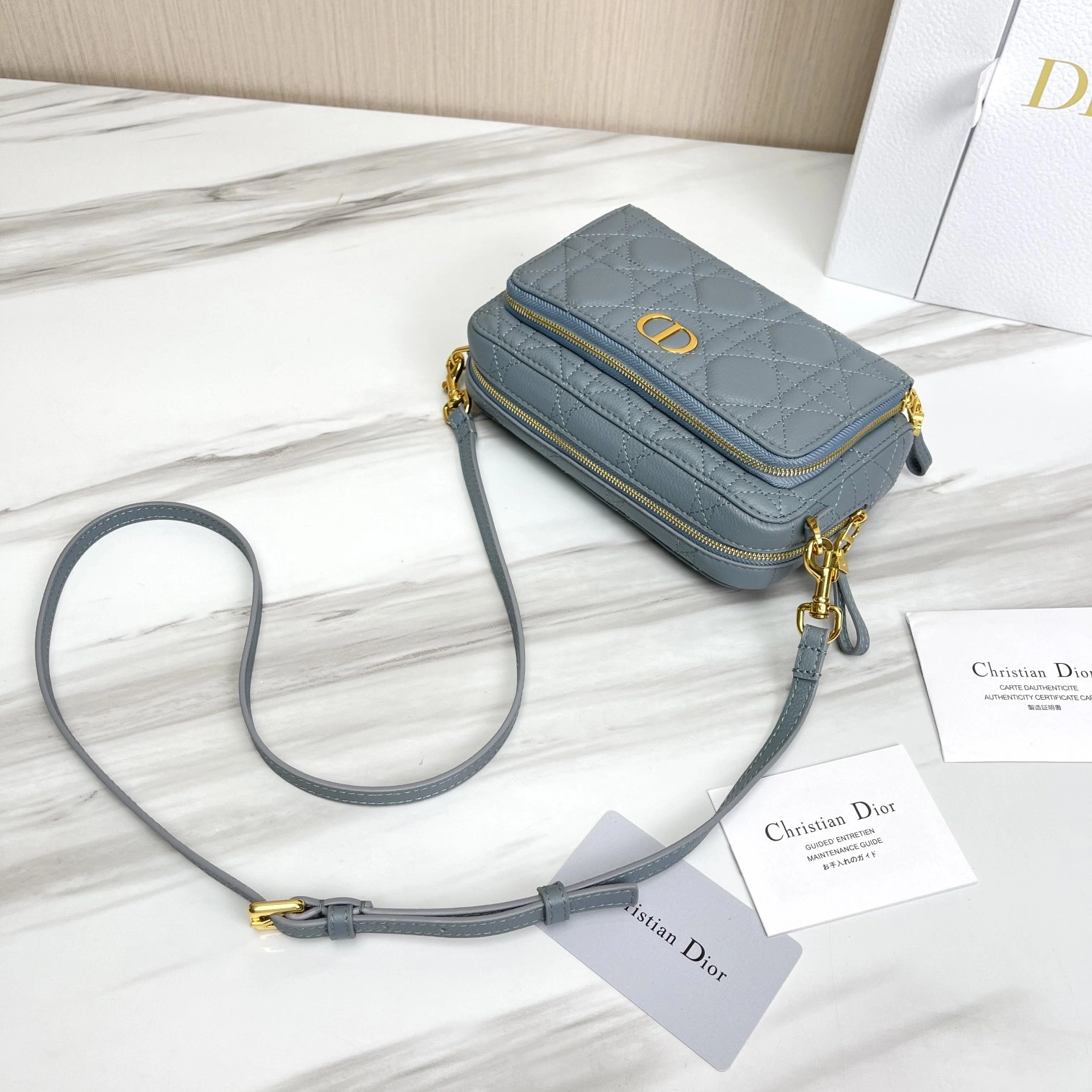 Flexible D*ior Top Bag 19*10.5*5cm 7842
