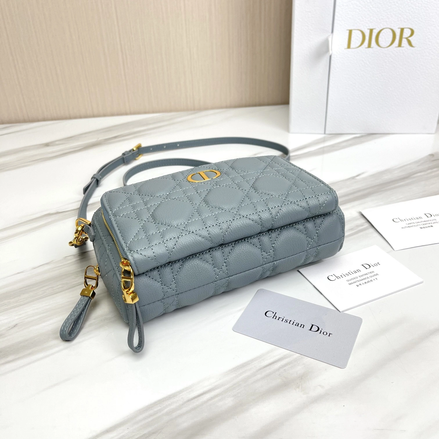Flexible D*ior Top Bag 19*10.5*5cm 7842