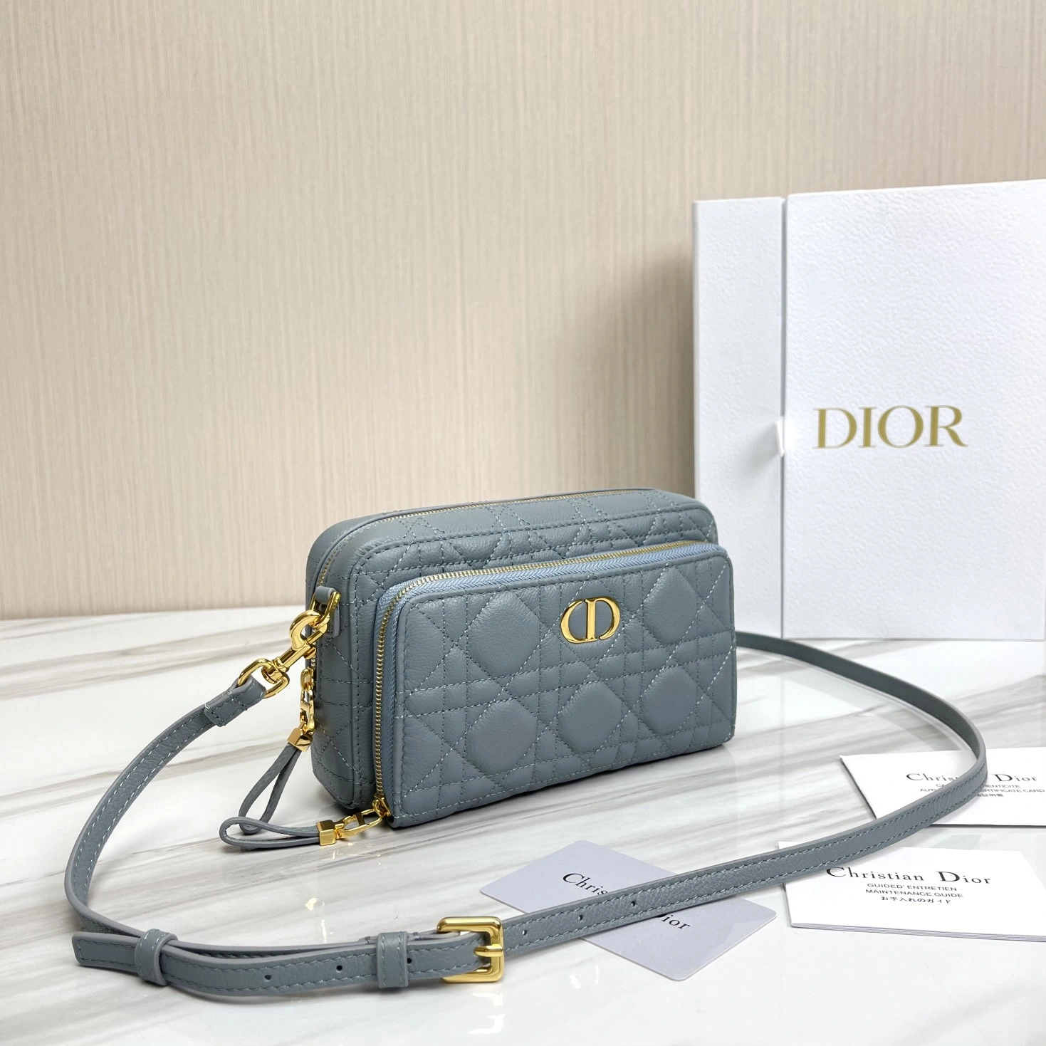 Flexible D*ior Top Bag 19*10.5*5cm 7842