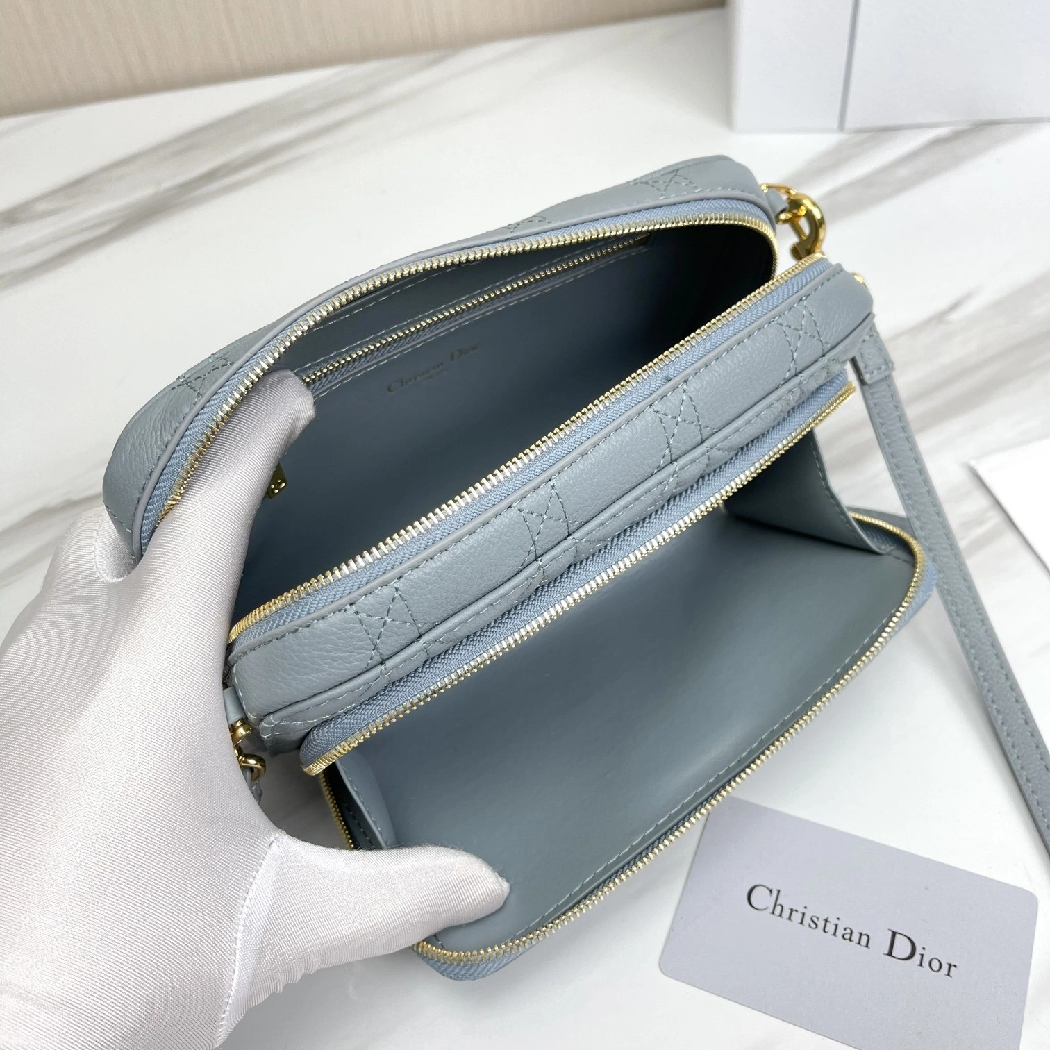 Flexible D*ior Top Bag 19*10.5*5cm 7842