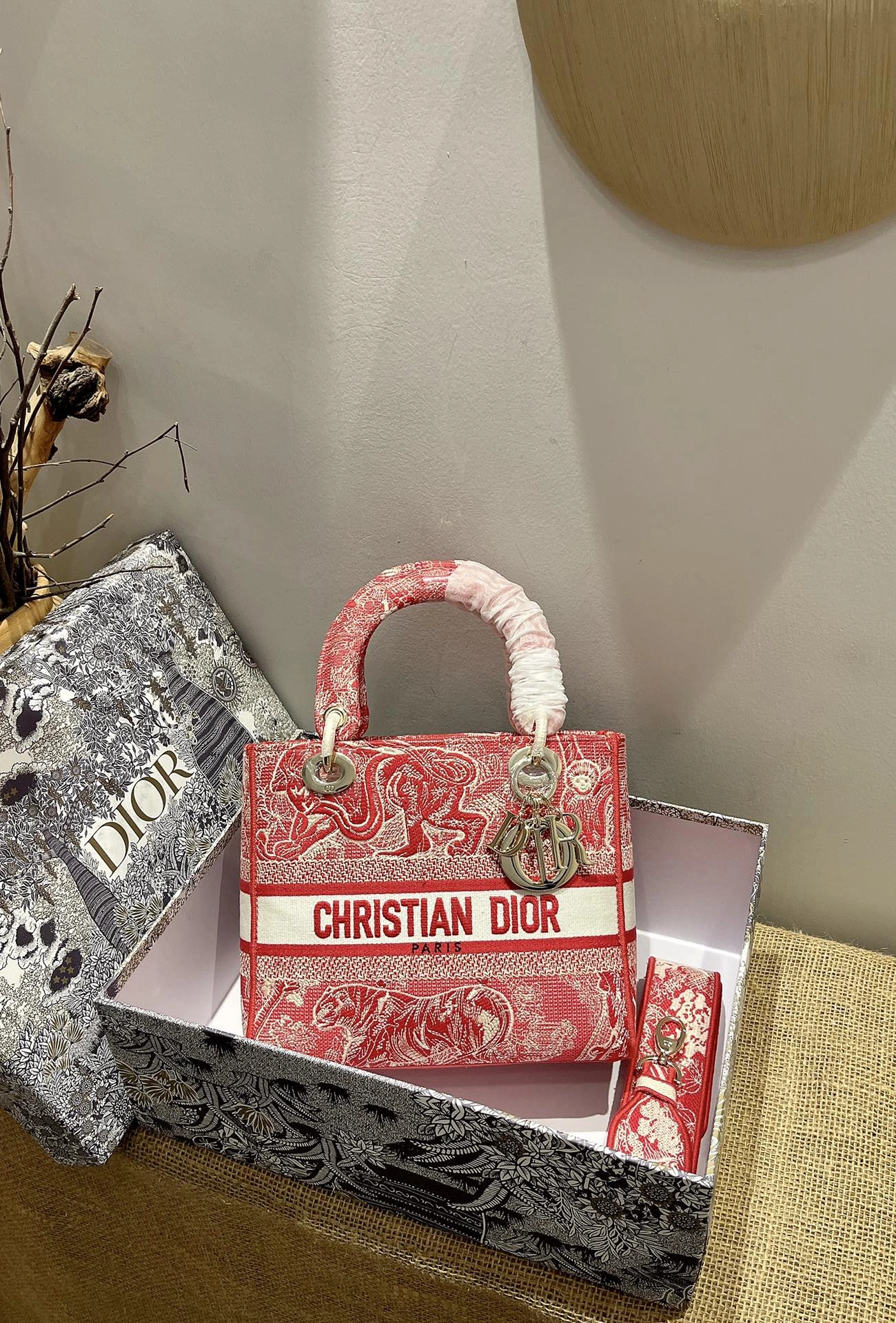D*ior Top Bag 24*20*11cm Timeless 7730