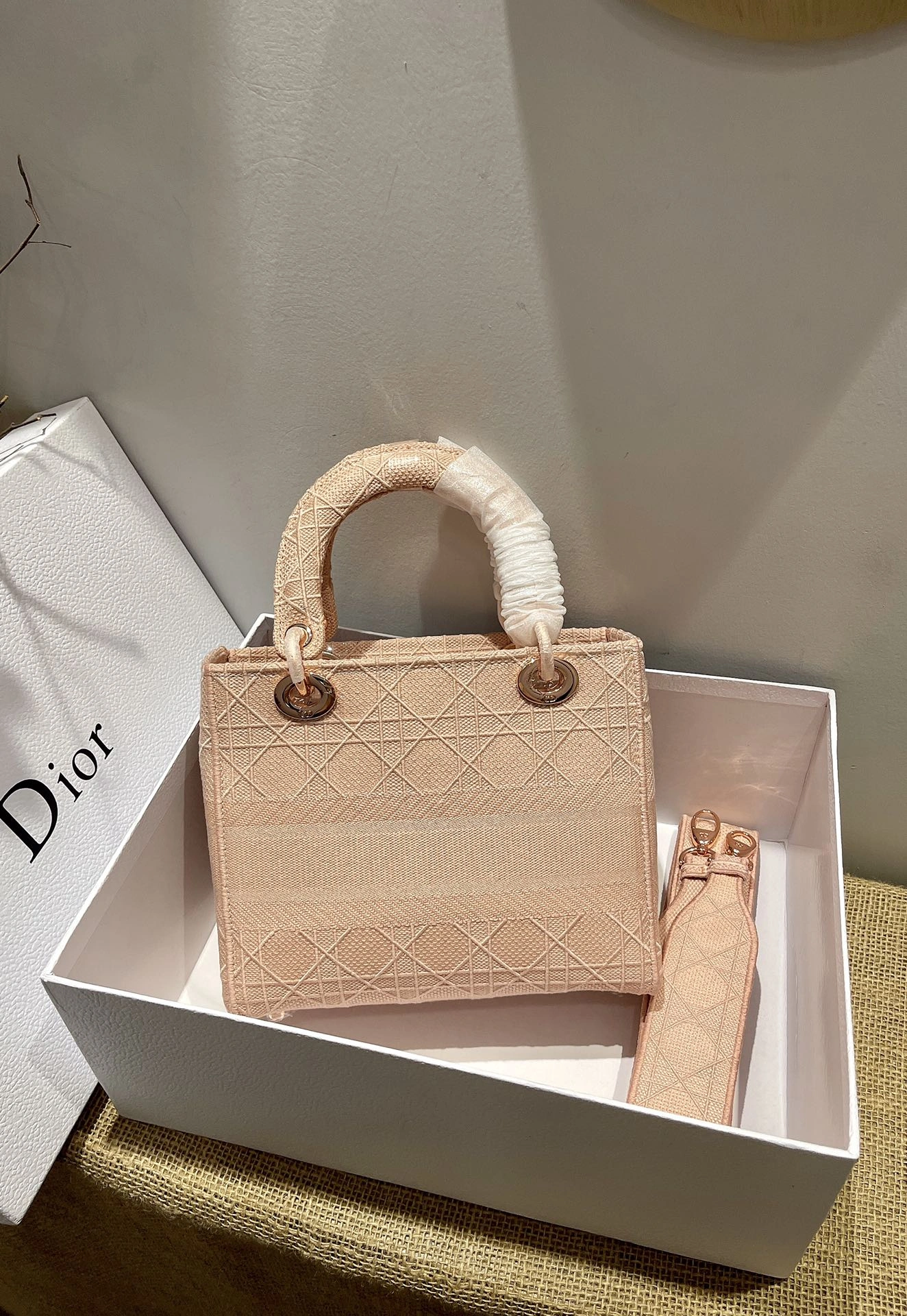 D*ior Top Bag 24*20*11cm Thermal 7734