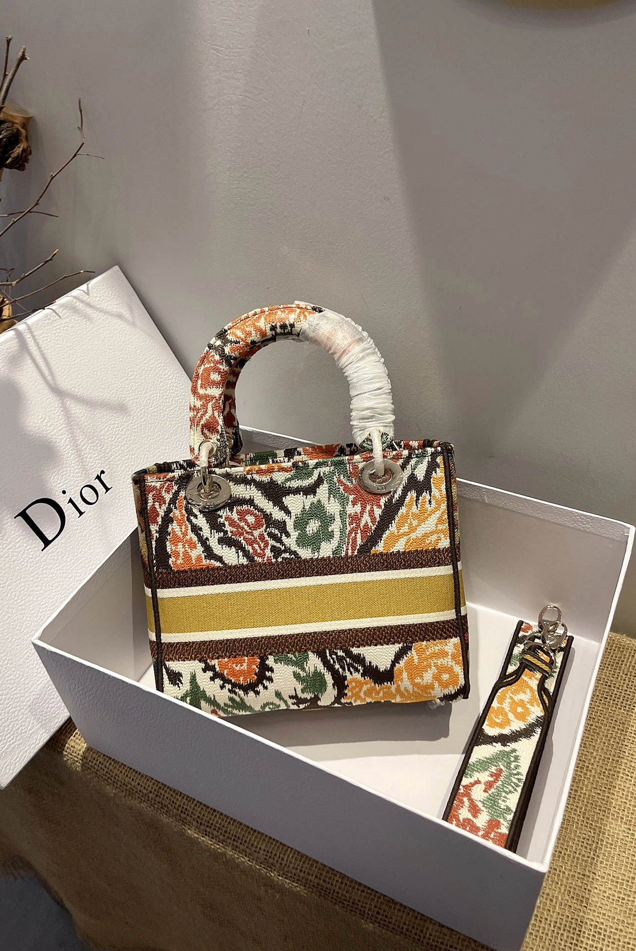 Resilient D*ior Top Bag 24*20*11cm 7738