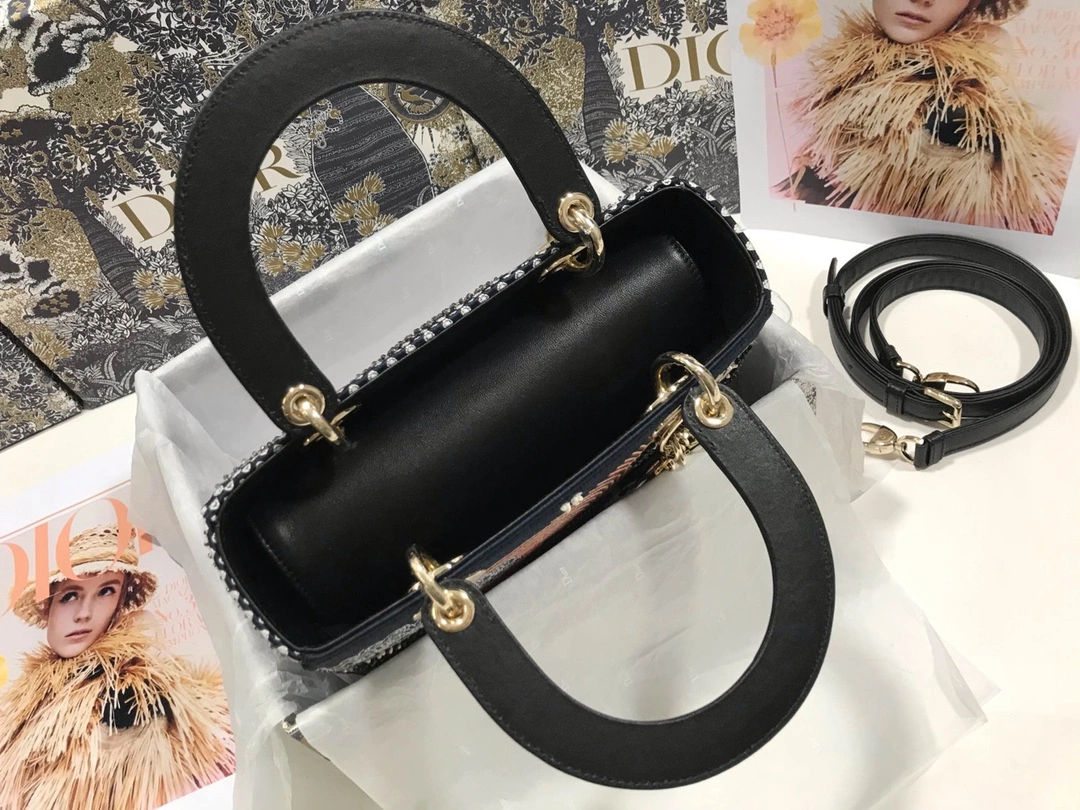 D*ior Top Bag 24*20*11cm Seasonal 7783