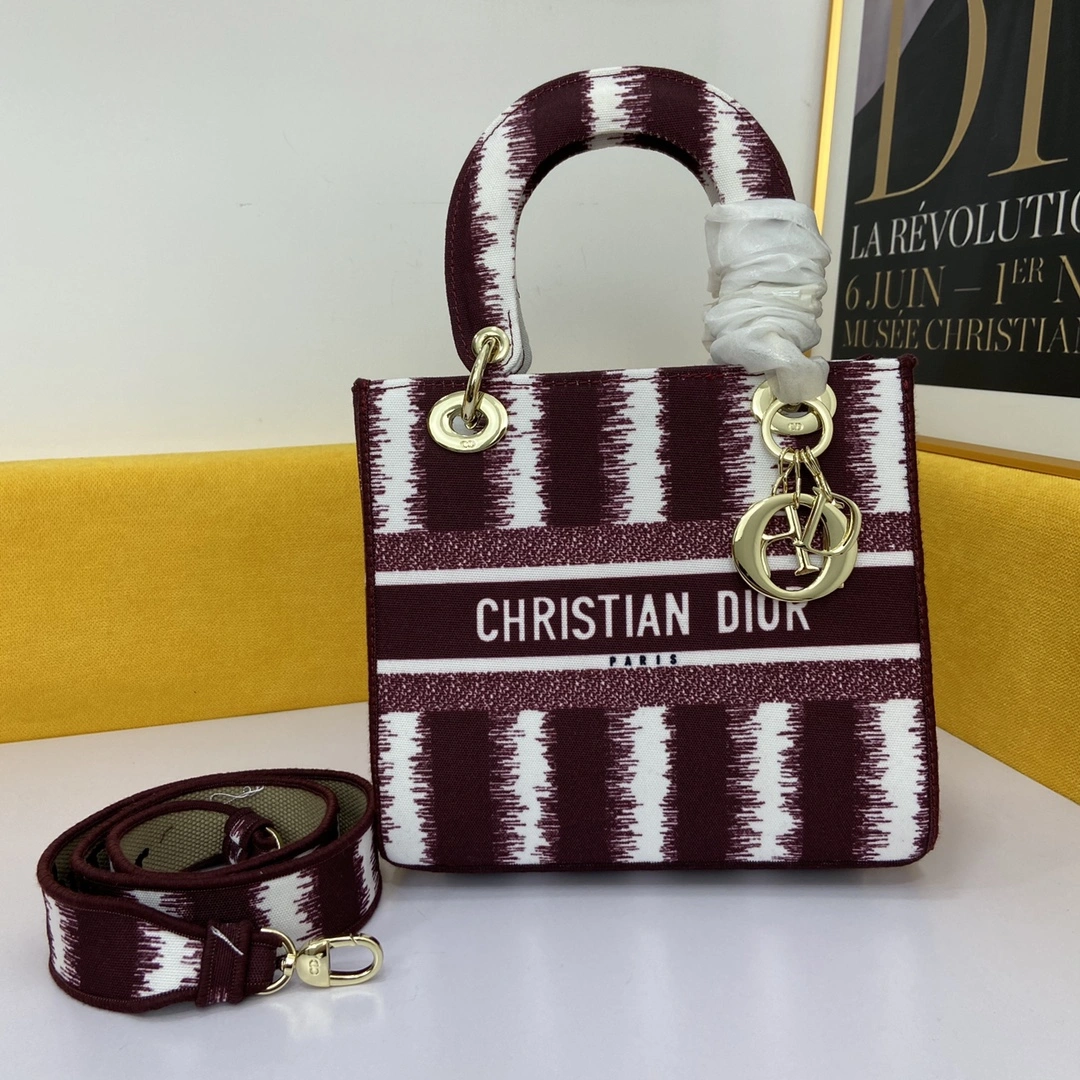 D*ior Top Bag 24*20*11cm SoftTouch 7829