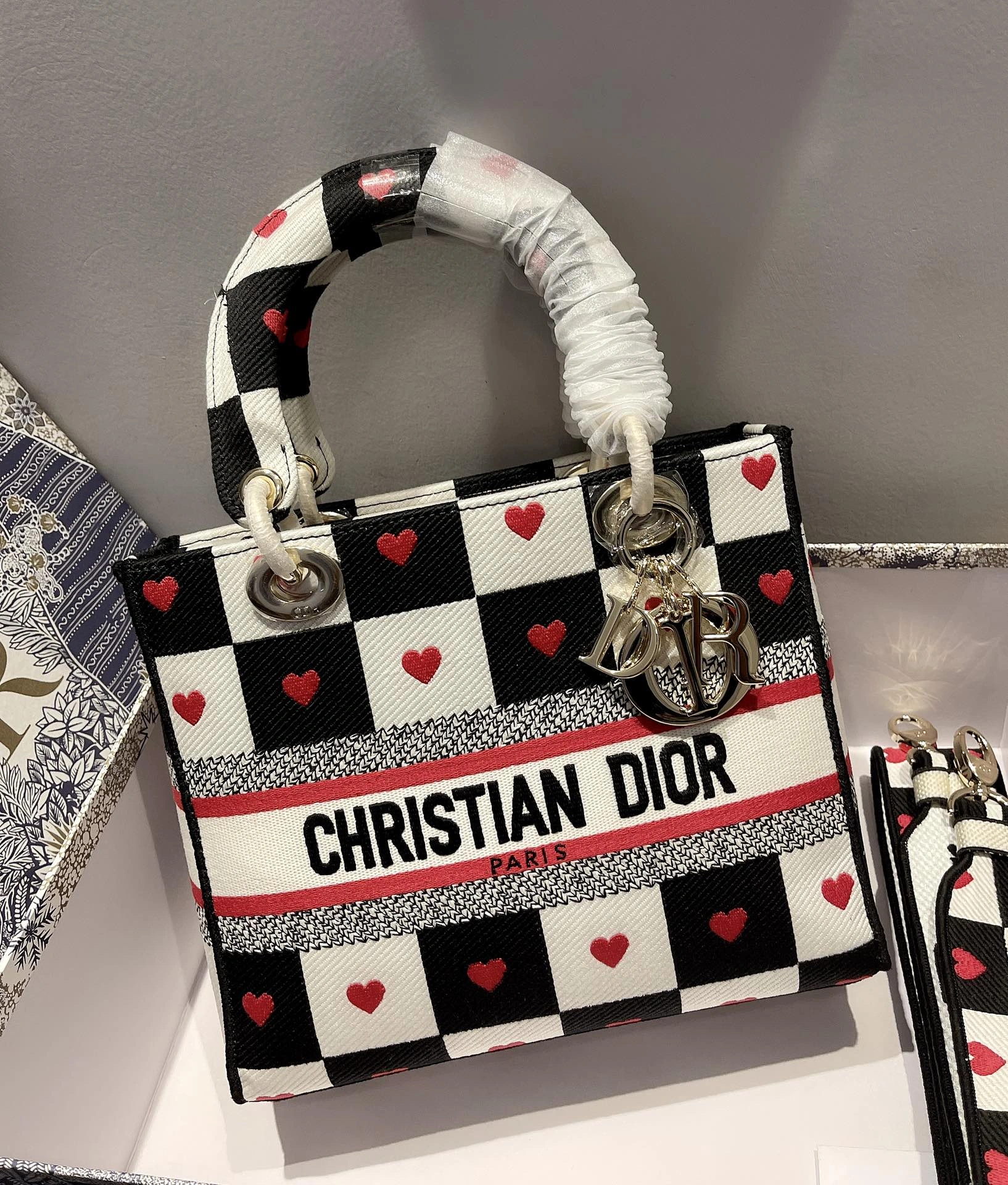 Durable D*ior Top Bag 24*20*11cm 7720